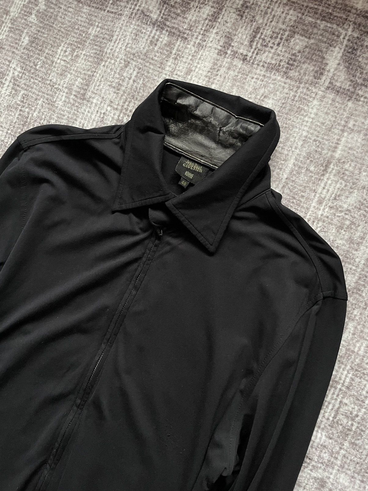 Jean Paul Gaultier Jean Paul Gaultier Homme Leather Zip Long Sleeve Shirt Size US M / EU 48-50 / 2 - 5 Thumbnail