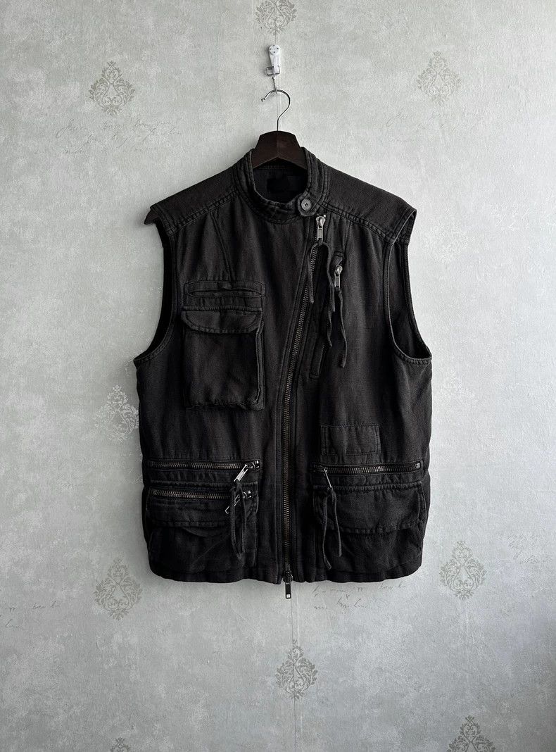 トップス Haider Ackermann 16ss Cargo Vest Haider Ackermann Haider Ackermann 16ss military multi pocket