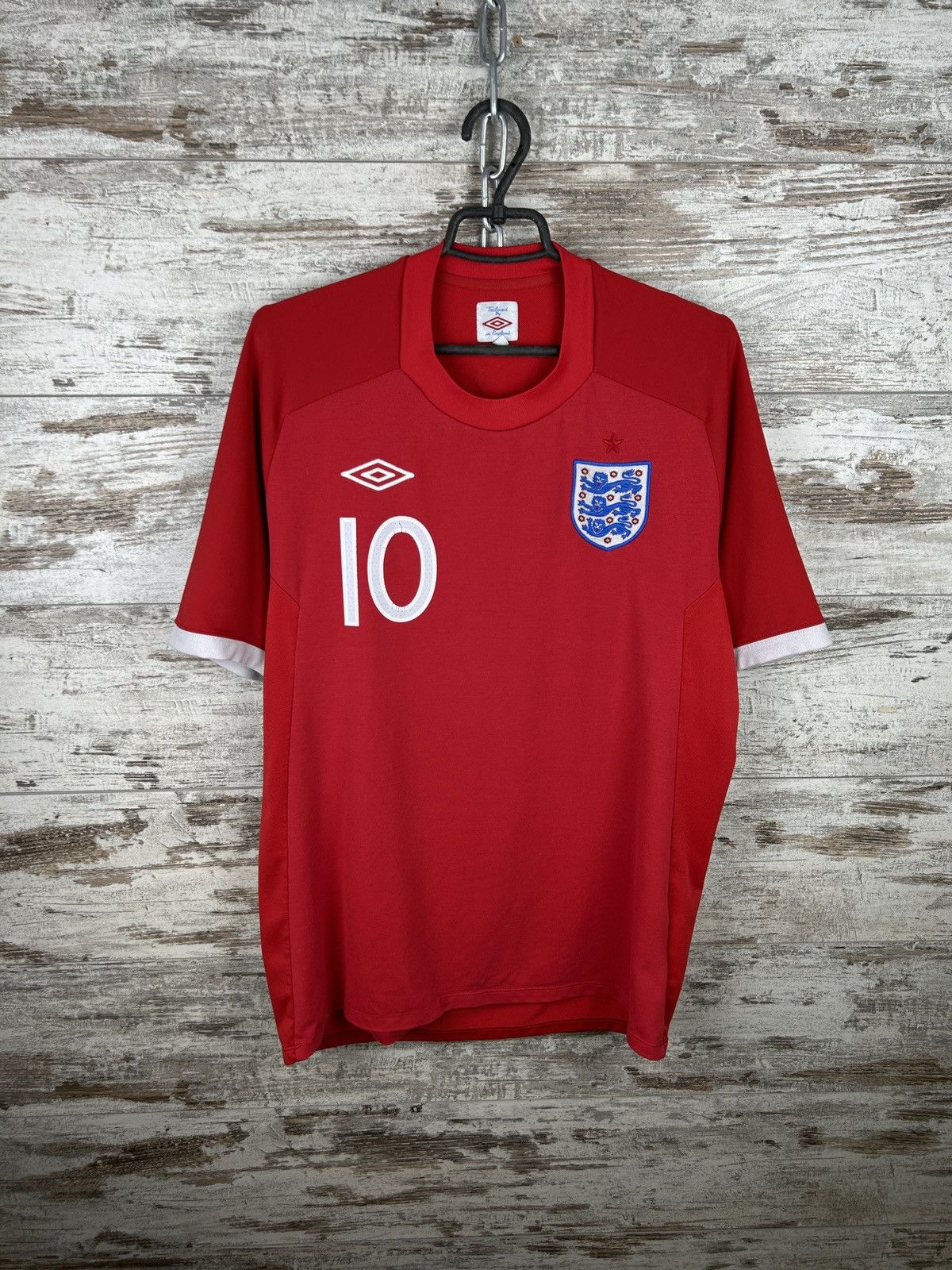 Umbro × Vintage Vintage Umbro Wayne Rooney England National Team T-shirt tee Size US M / EU 48-50 / 2 - 3 Thumbnail