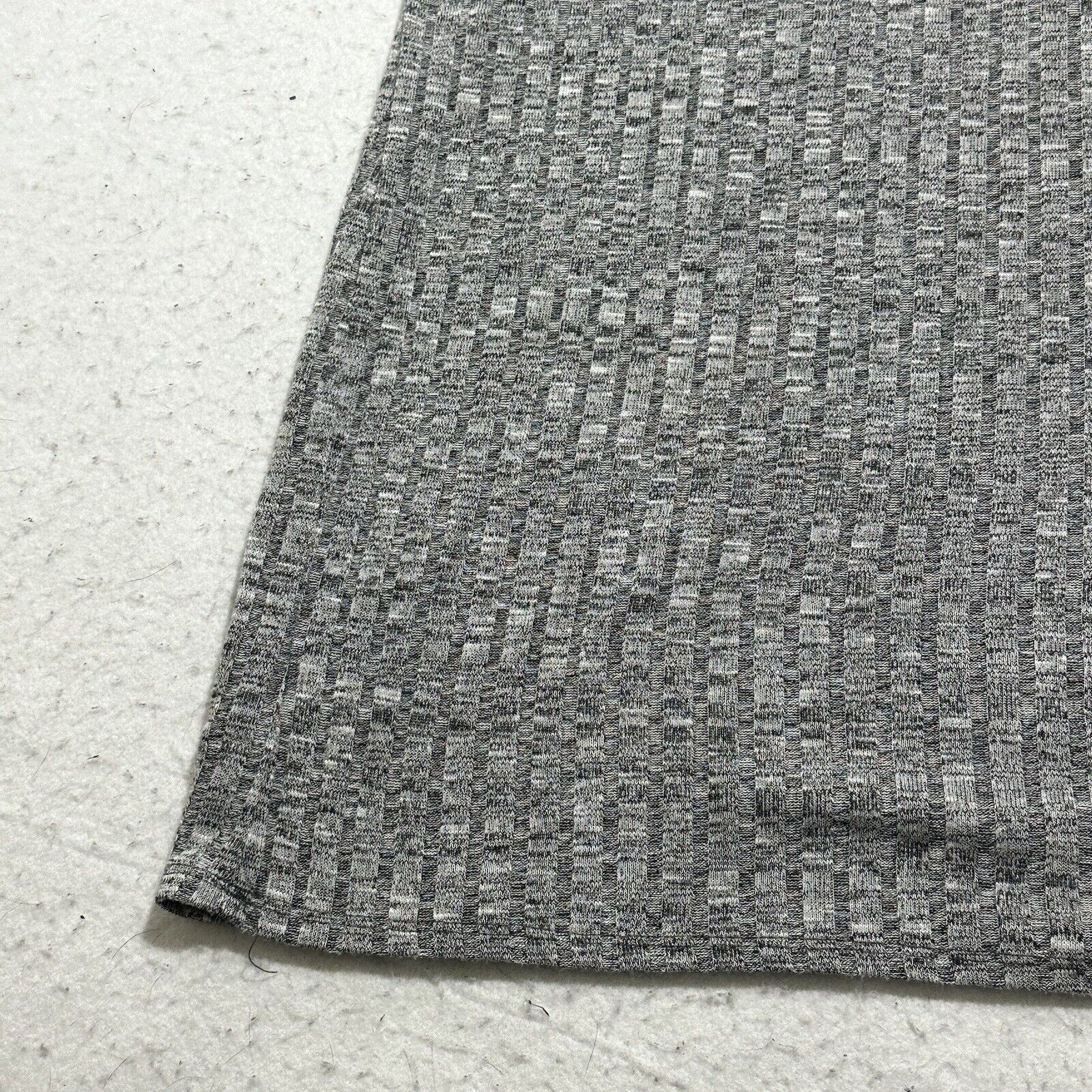 Target Basics Ava & Viv 1X Gray Short Sleeve T Shirt Ribbed Tie Neckline Size XL / US 12-14 / IT 48-50 - 14 Thumbnail