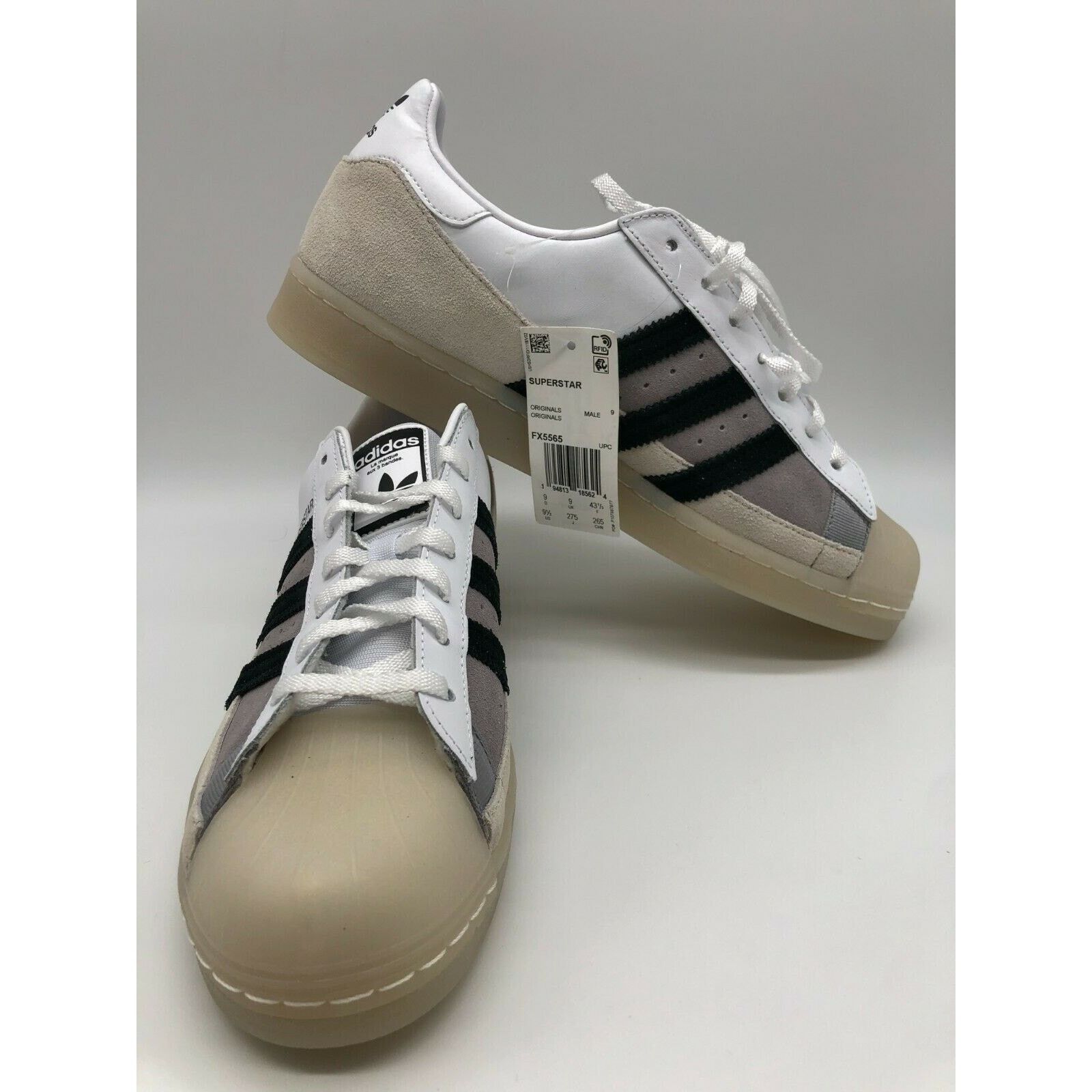 Adidas Adidas Originals Men White Superstar FX5565 Sneaker Size 9.5 Size US 9.5 / EU 42-43 - 12 Thumbnail