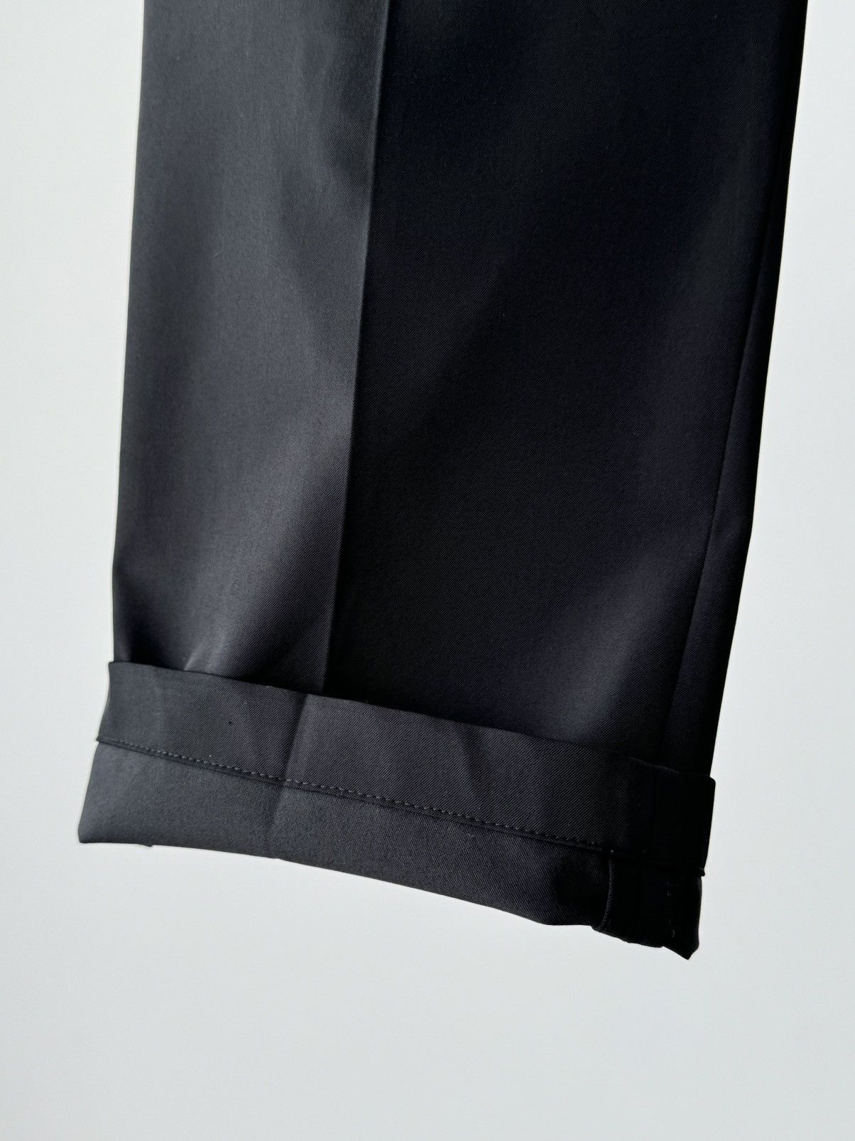 Prada × Vintage Vintage 00s Prada Women’s High Waist Black Trousers Size 27" / US 4 / IT 40 - 7 Thumbnail