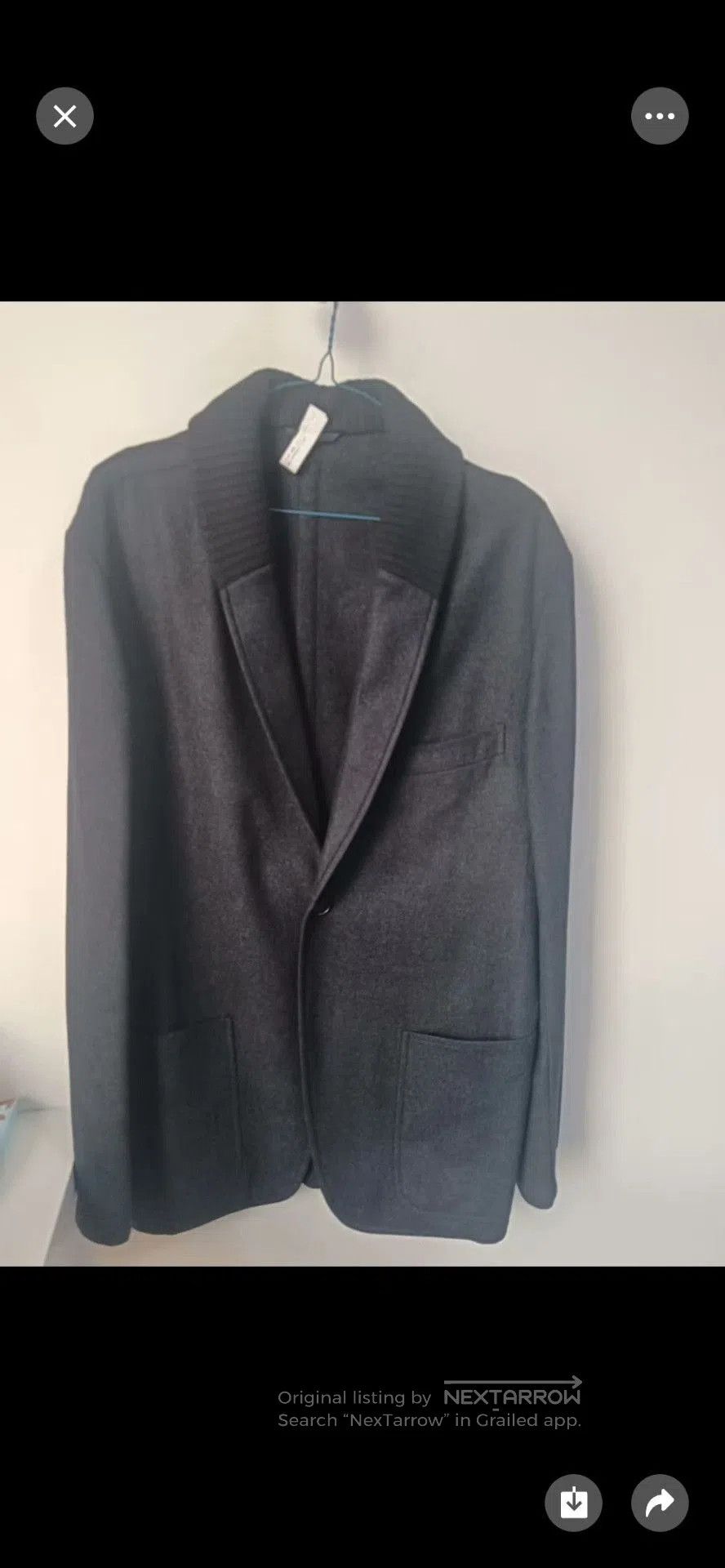Hermes Hermes Men's Gray Cardigan Sweater. Size US M / EU 48-50 / 2 - 1 Thumbnail