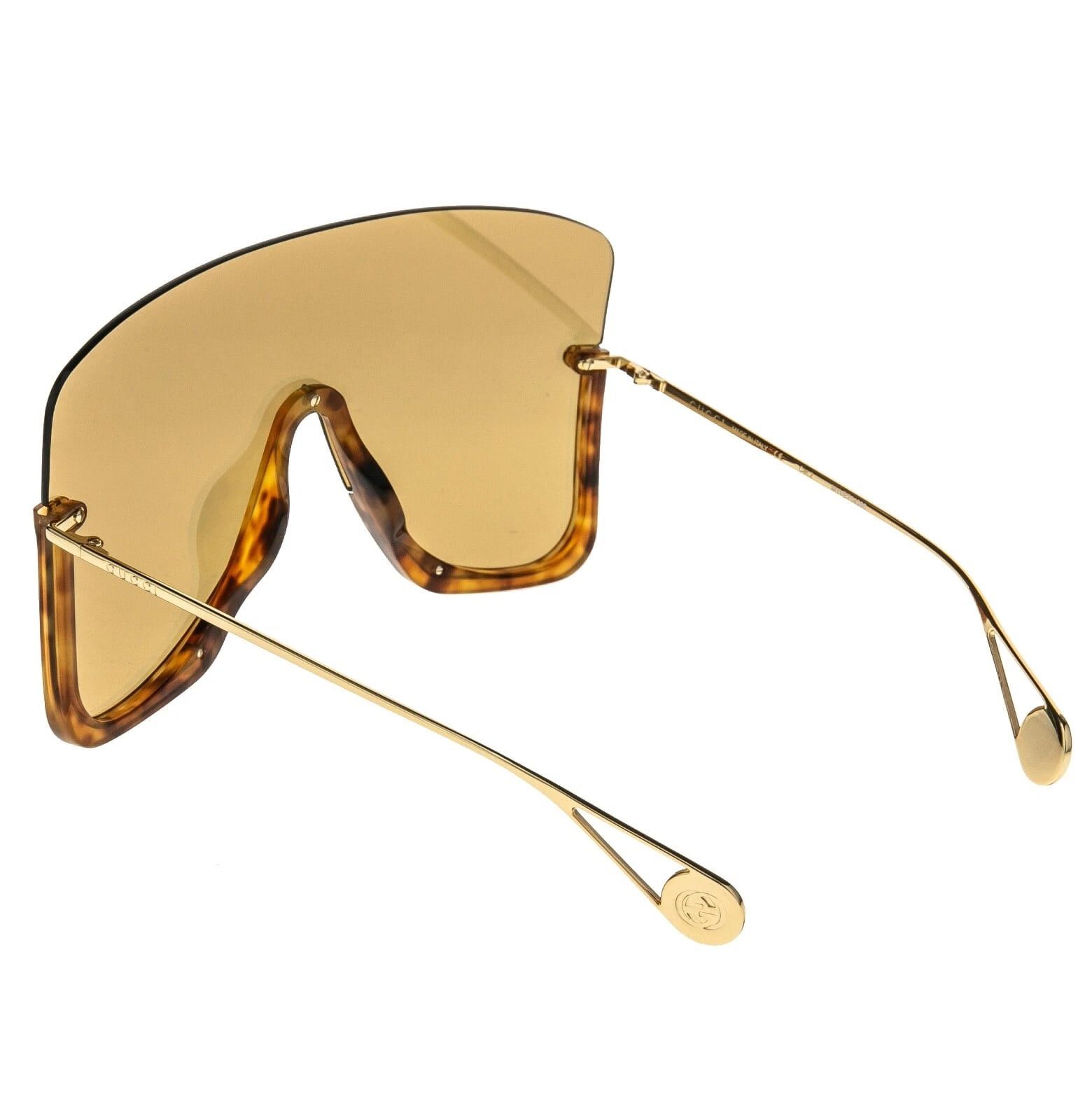 Gucci GUCCI GG0540S STAR 0540 Blonde Mirrored Sunglasses 003 Size ONE SIZE - 8 Thumbnail