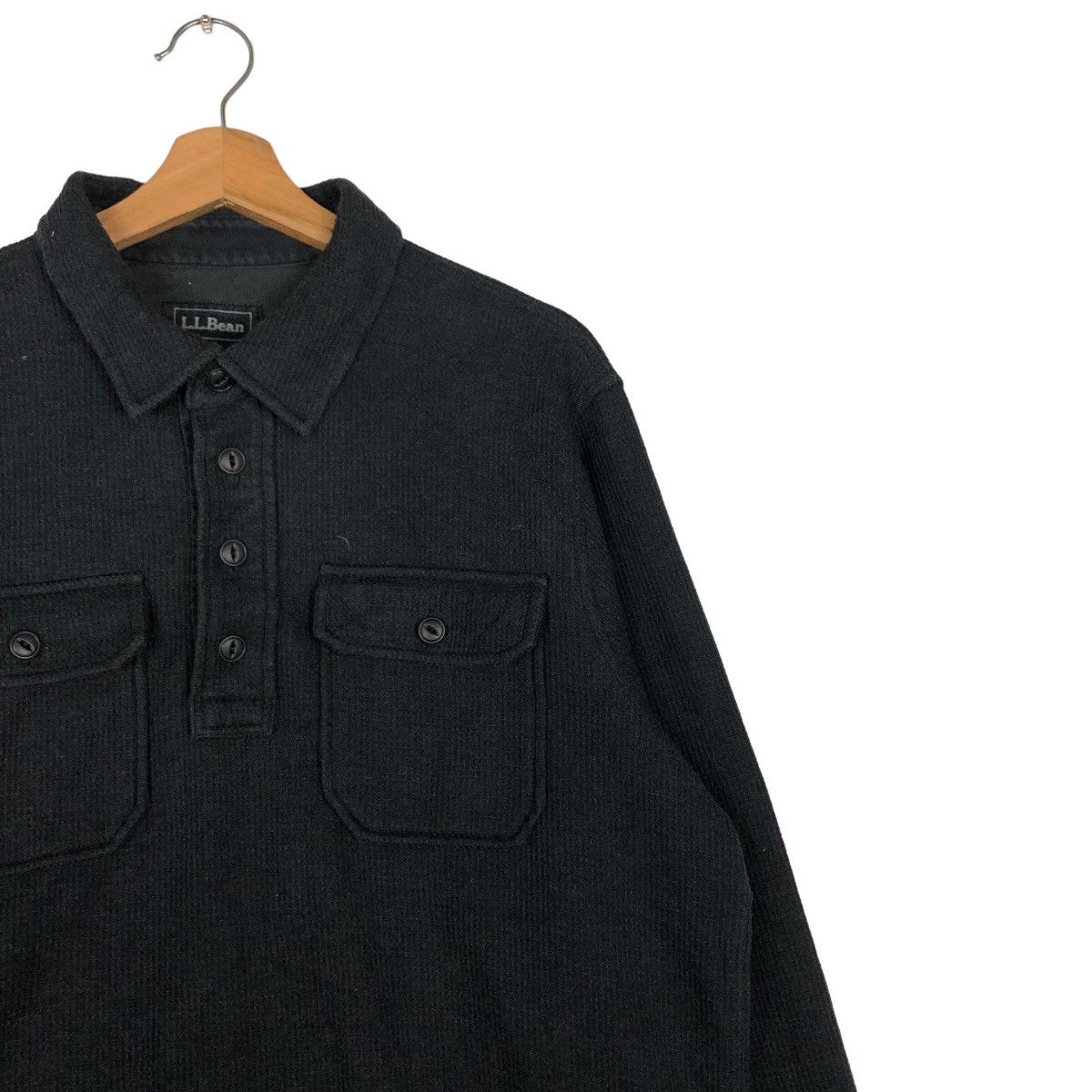 Japanese Brand 🔥Vintage Anorak Collar Jacket L.L.Bean Rich Black Size US M / EU 48-50 / 2 - 6 Thumbnail