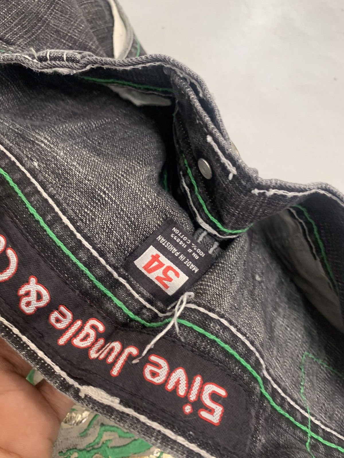 Southpole Vintage 5ive jungle & co. Y2K baggy fit denim Size US 38 / EU 54 - 6 Thumbnail