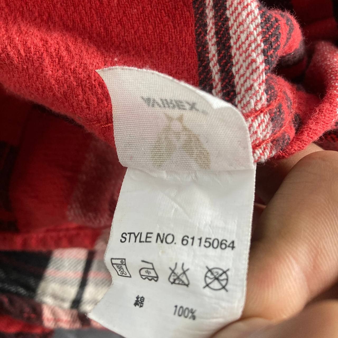 Avirex Plaid Check Embroidered Flannel Size US L / EU 52-54 / 3 - 12 Thumbnail