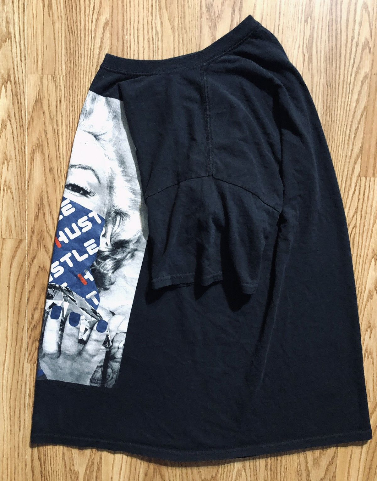 Proper Cloth × Vintage Proper Cloth All Cotton Marylyn Monroe HUSTLE Mask T Shirt Size US L / EU 52-54 / 3 - 8 Thumbnail