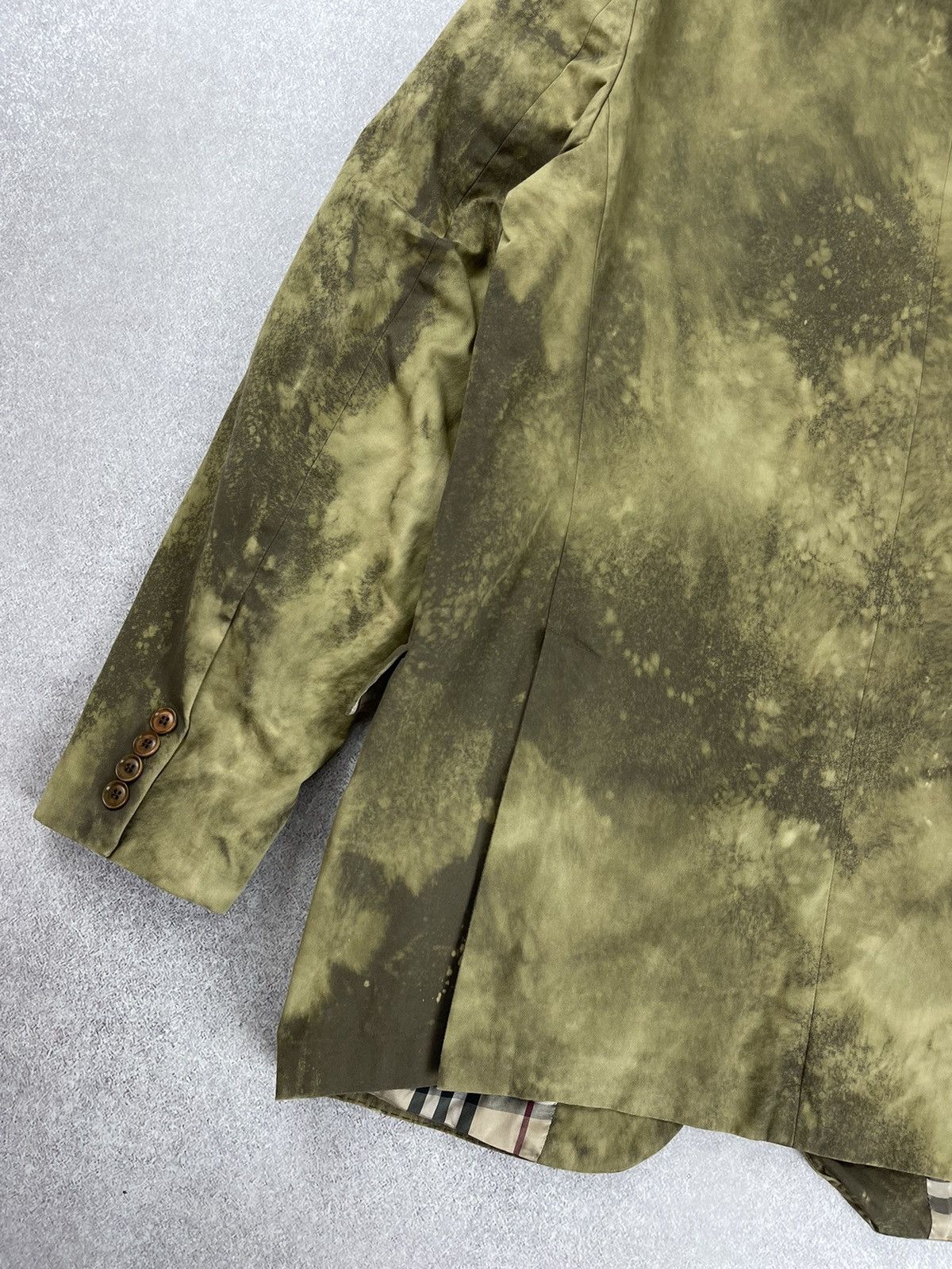 Burberry × Vintage Vintage Burberry Custom Tie Dye Suit Blazer Trousers Size 52 Size 52R - 14 Thumbnail