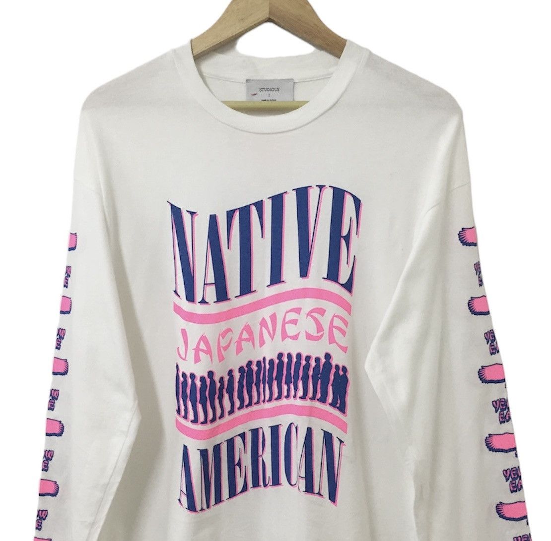 Japanese Brand STUDIOUS NATIVE JAPANESE AMERICAN YELLOW EAGLE LOGO TSHIRT Size US L / EU 52-54 / 3 - 3 Thumbnail