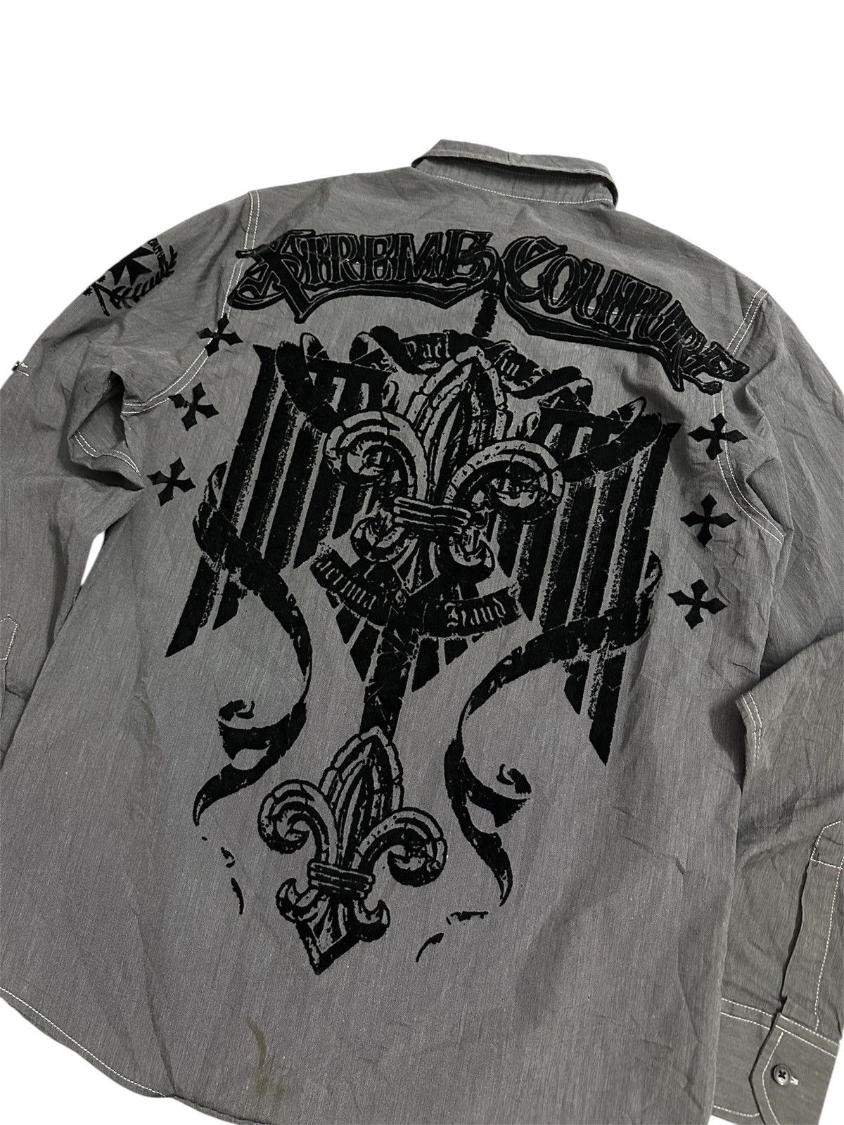 KMRii 2000 Extreme Couture Affliction Jnco Goa Lgb Y2K Style Shirt Size US L / EU 52-54 / 3 - 2 Thumbnail