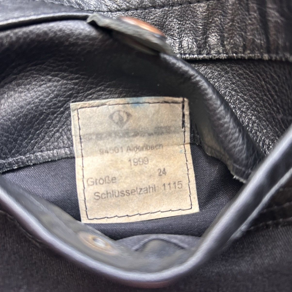 Other 1991 German Police Leather Bomber Size US M / EU 48-50 / 2 - 7 Thumbnail