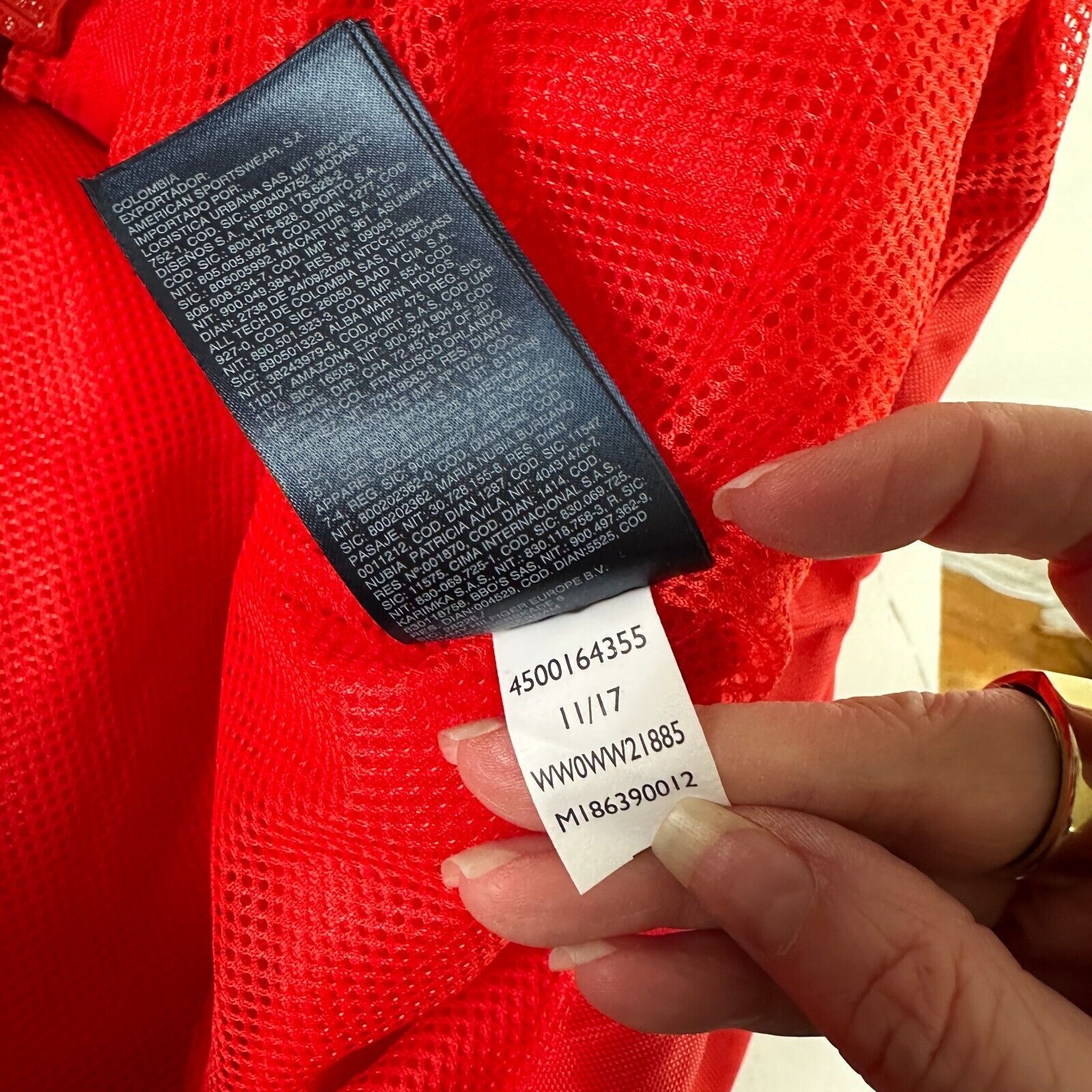 Tommy Hilfiger Tommy X Gigi Hadad Visor Red Jacket Front Zip Mesh Lining SM Size S / US 4 / IT 40 - 11 Thumbnail