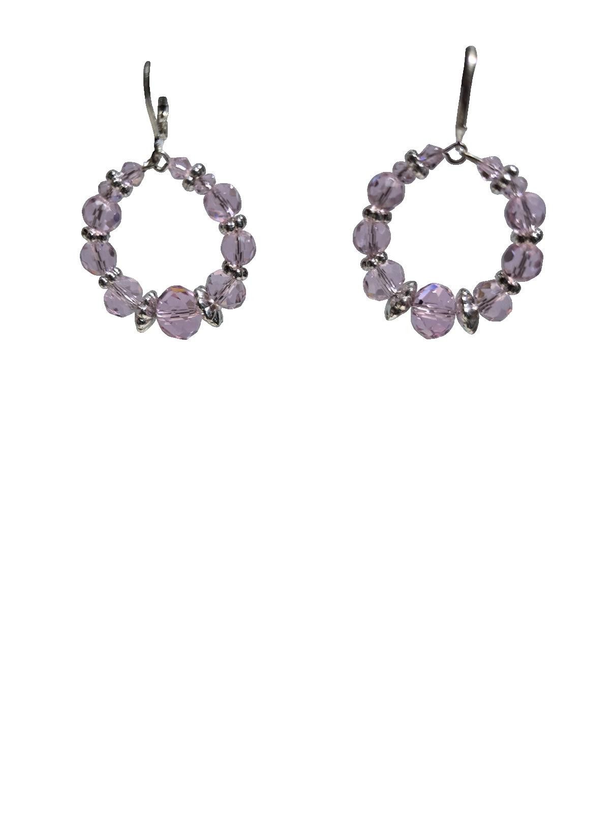 Unknown London Pink Beaded Earrings and Bracelet Size ONE SIZE - 2 Thumbnail