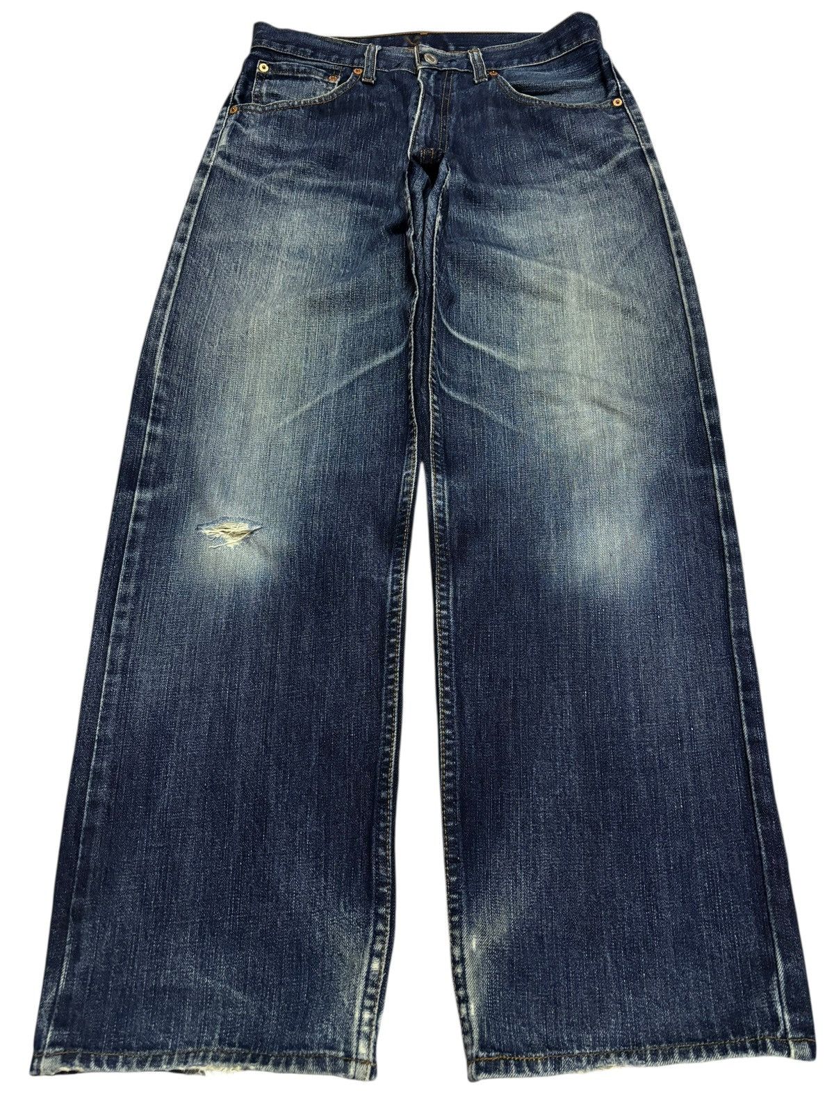 Levi's Vtg 90s Levis 559 Distressed Jeans Size US 29 - 1 Thumbnail