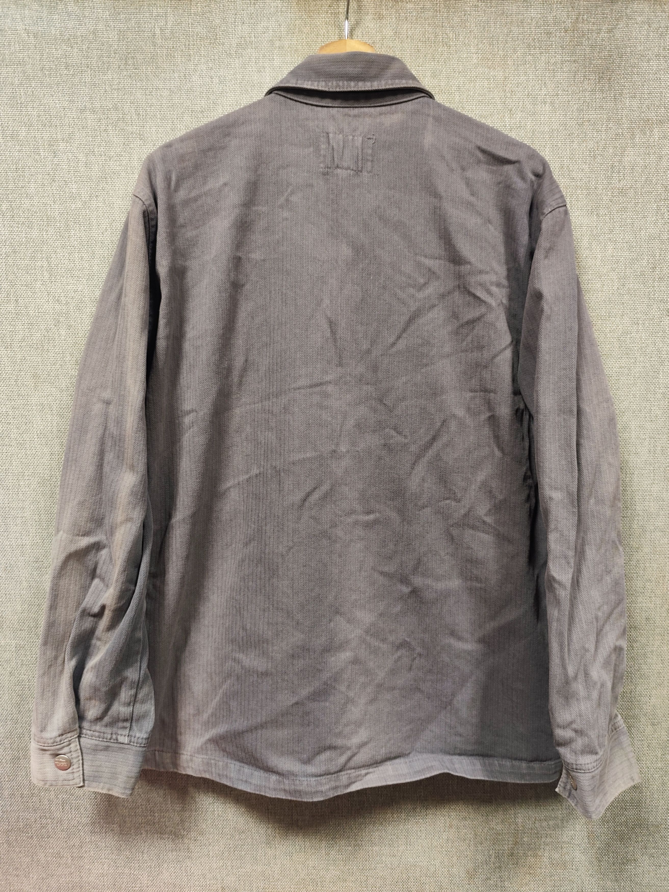 Stussy Vintage Stussy Denim work wear jacket Distressed Size US L / EU 52-54 / 3 - 2 Thumbnail