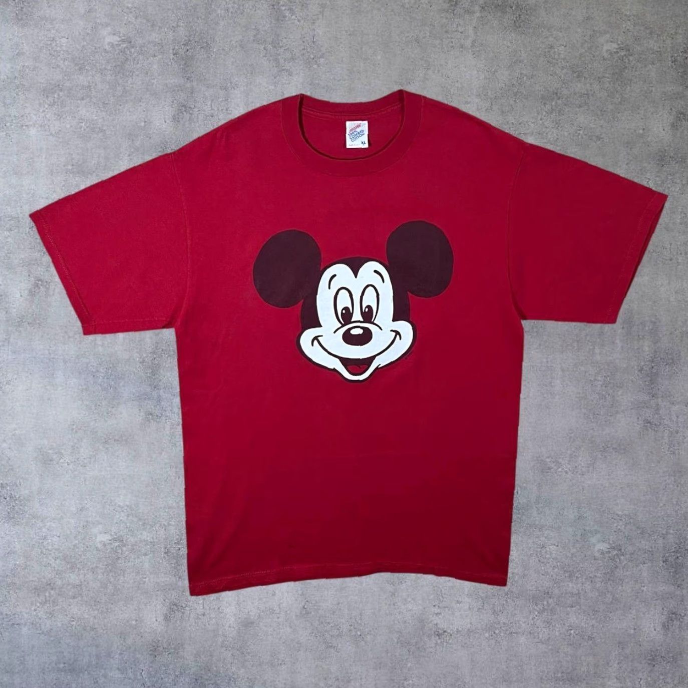 Jerzees VINTAGE Jerzees Disney Mickey Mouse Graphic Red T-Shirt XL Large Mens Shirt Short Sleeve Graphic Print 90s 80s Size US L / EU 52-54 / 3 - 2 Thumbnail