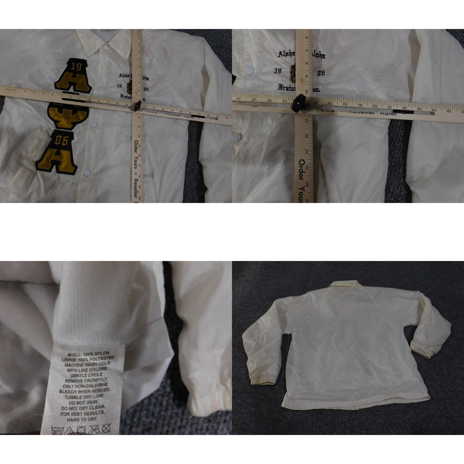 Augusta Sportswear VINTAGE Alpha Phi Alpha Jacket Mens Medium Augusta Embroidered Fraternity 1906 Greek Size US M / EU 48-50 / 2 - 9 Thumbnail