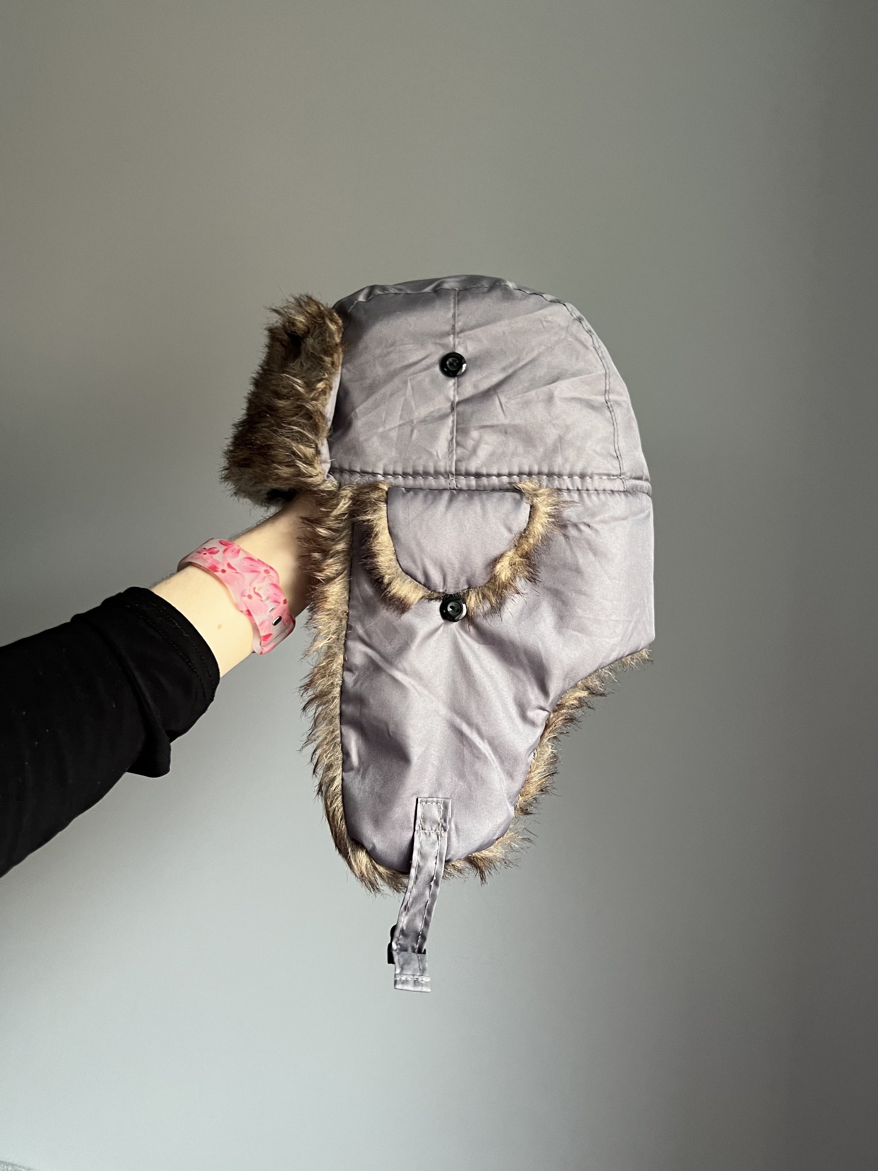 Japanese Brand Y2K Faux Fur Ushanka Vintage Fuzzy Warm Trapper Hat Size ONE SIZE - 2 Thumbnail
