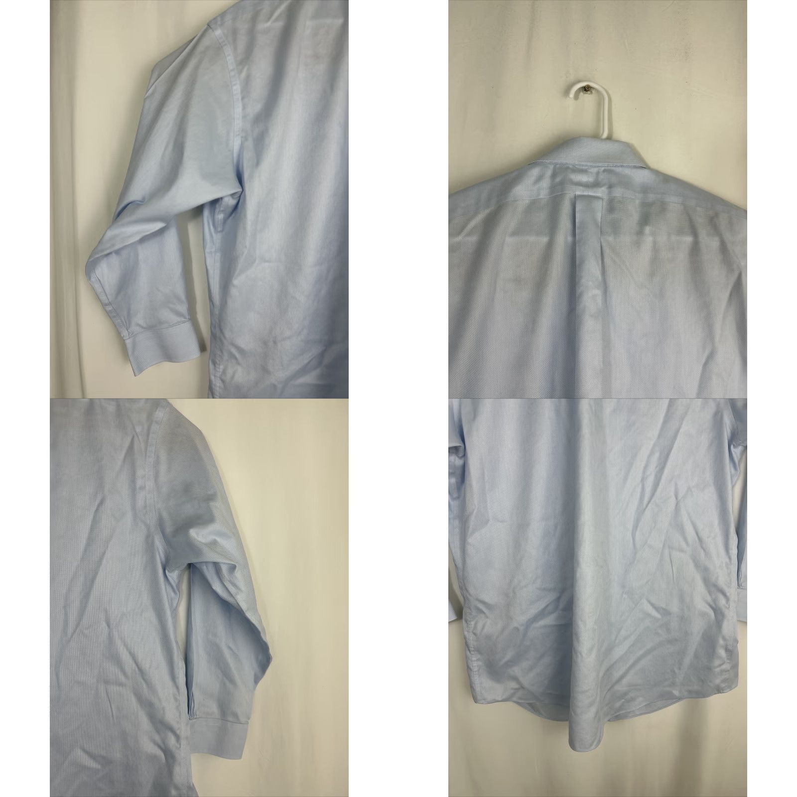 Brooks Brothers Brooks Brothers Dress Shirt Blue Slim Button-Down 17 2/3 Long Sleeve Cotton Mens Size US XL / EU 56 / 4 - 9 Thumbnail