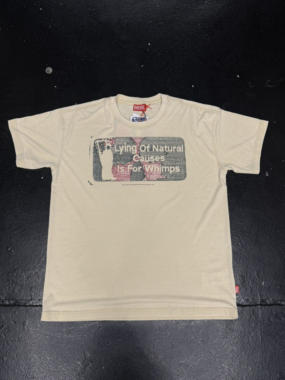Diesel Diesel Lies Of Natural Cause Is For Wimps Tee Size US XL / EU 56 / 4 - 1 Thumbnail
