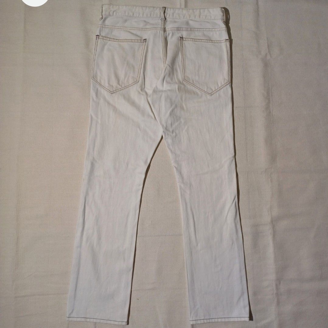 Yoshio Kubo Embroidery Knee Jeans White Yoshio Kubo Size US 30 / EU 46 - 7 Thumbnail