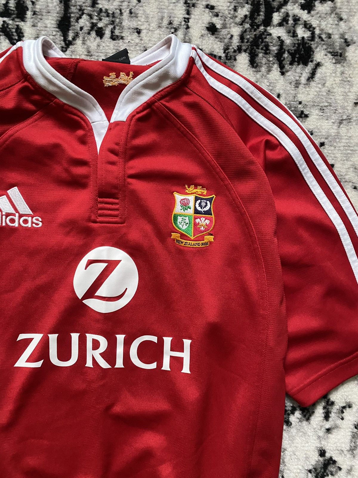 Adidas × Vintage Vintage Adidas 2005 New Zeeland Jersey Streetwear Y2k Sk8 L Size US L / EU 52-54 / 3 - 5 Thumbnail