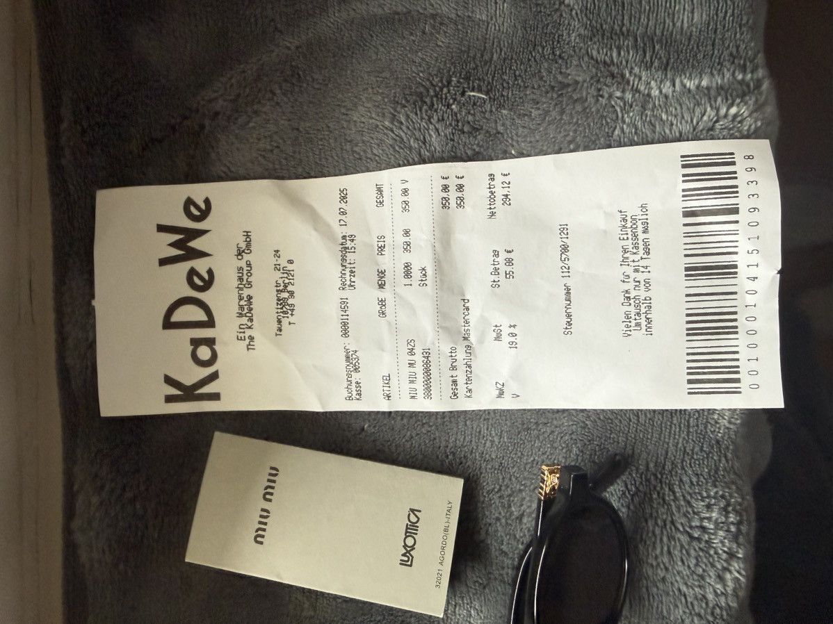 Miu Miu Sunglasses MIU MIU SMU04Z Size ONE SIZE - 10 Thumbnail