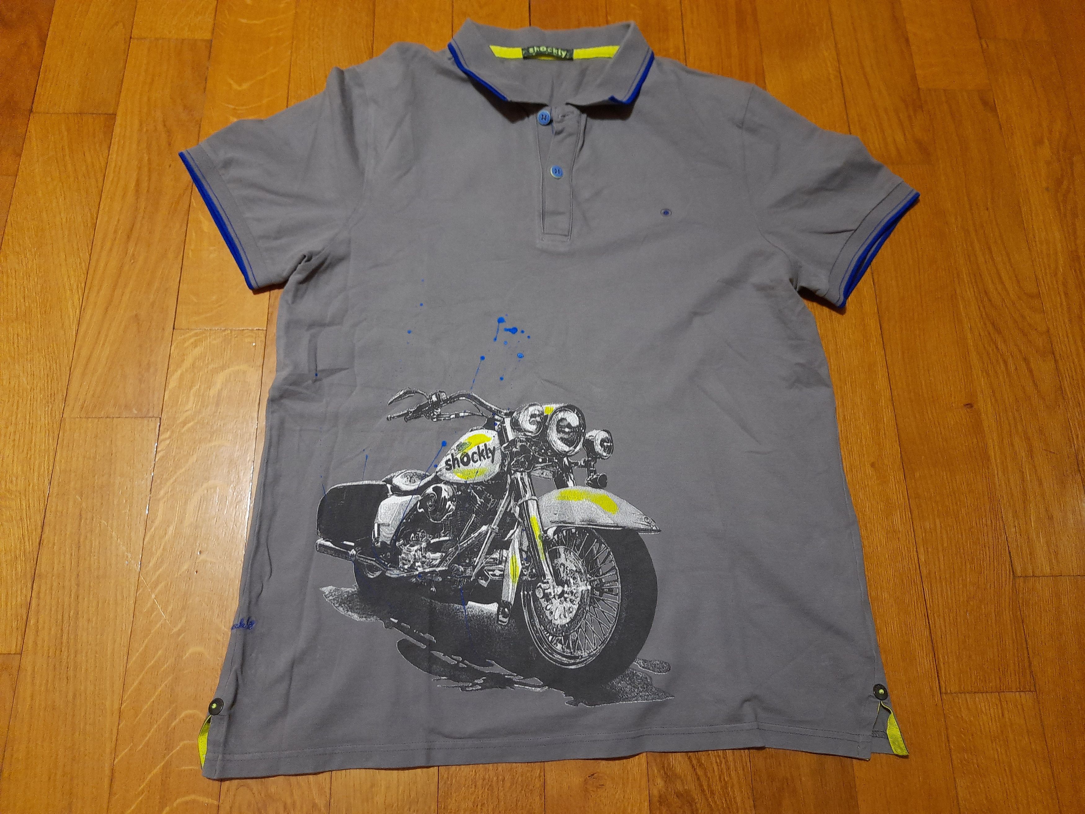 Harley Davidson Moto Polo Big Logo Tshirt Bike Size US L / EU 52-54 / 3 - 1 Thumbnail