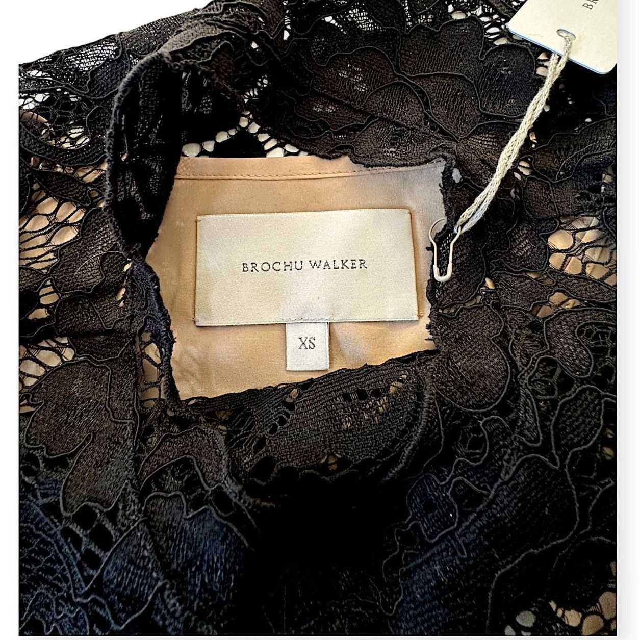 Brochu Walker Brochu Walker Donne Crewneck Floral Lace Top Black Size XS Size XS / US 0-2 / IT 36-38 - 10 Thumbnail