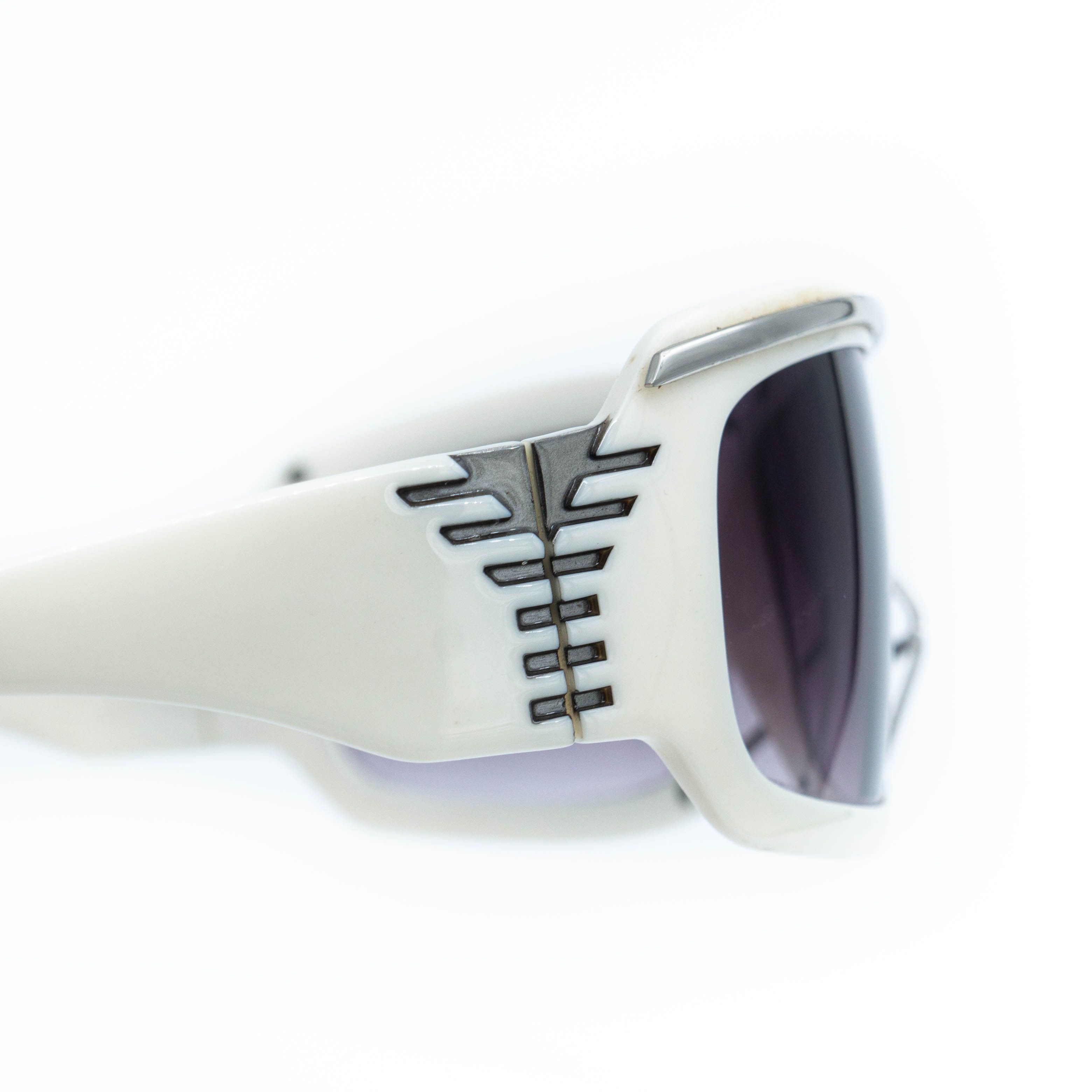 Safilo Vidi Vici Archimede White Wire Nose Sunglasses Vintage Size ONE SIZE - 5 Thumbnail