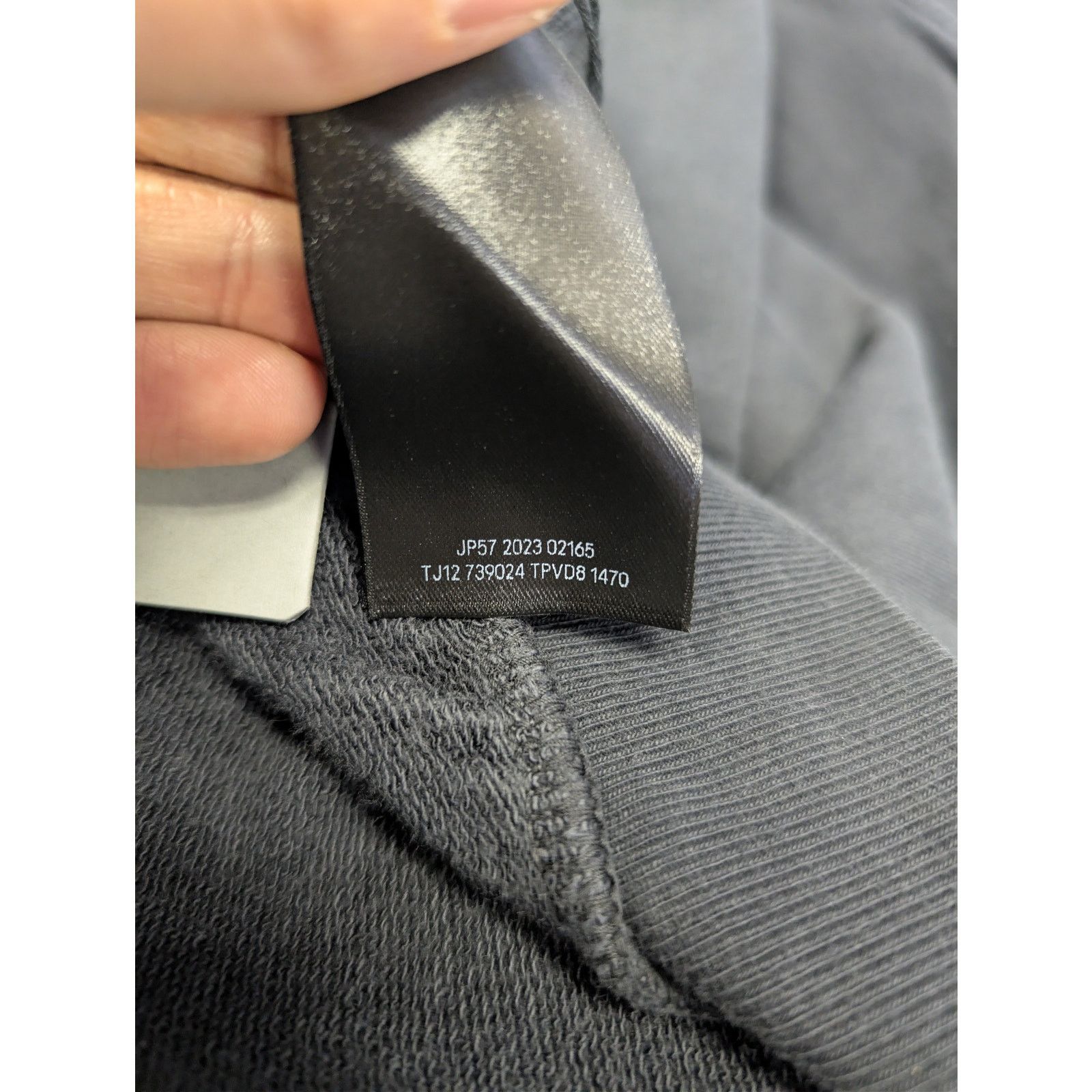 Balenciaga o1rshd1 3B Sports Icon Hoodie in Washed Dark Grey Size US S / EU 44-46 / 1 - 18 Thumbnail
