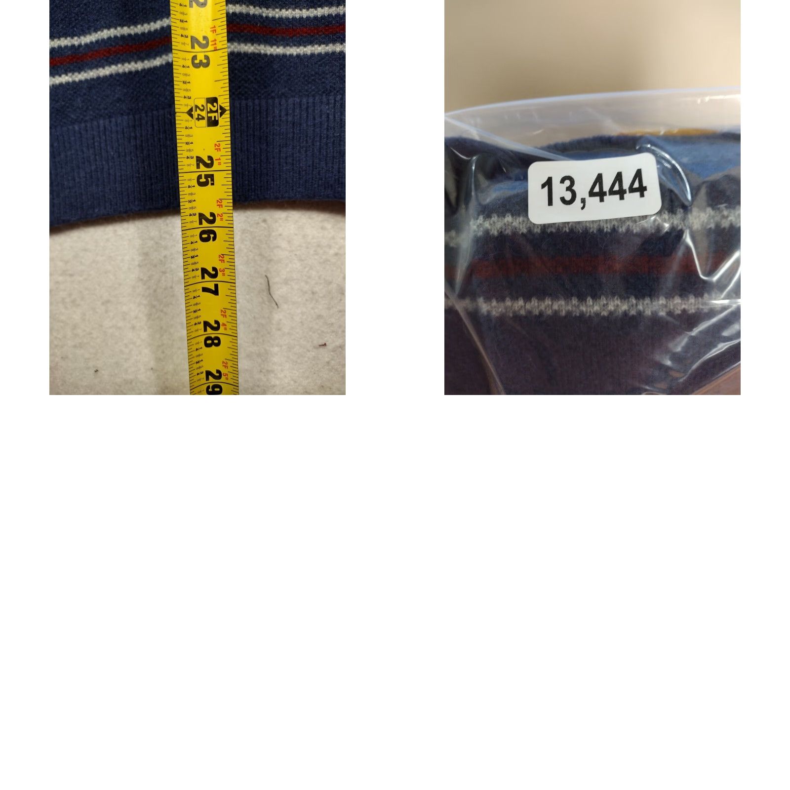 Jantzen VINTAGE Jantzen Sweater Mens Large Knit Striped Gray 90s Crew Neck Pullover Knit Shirt Mens L Size US L / EU 52-54 / 3 - 8 Thumbnail