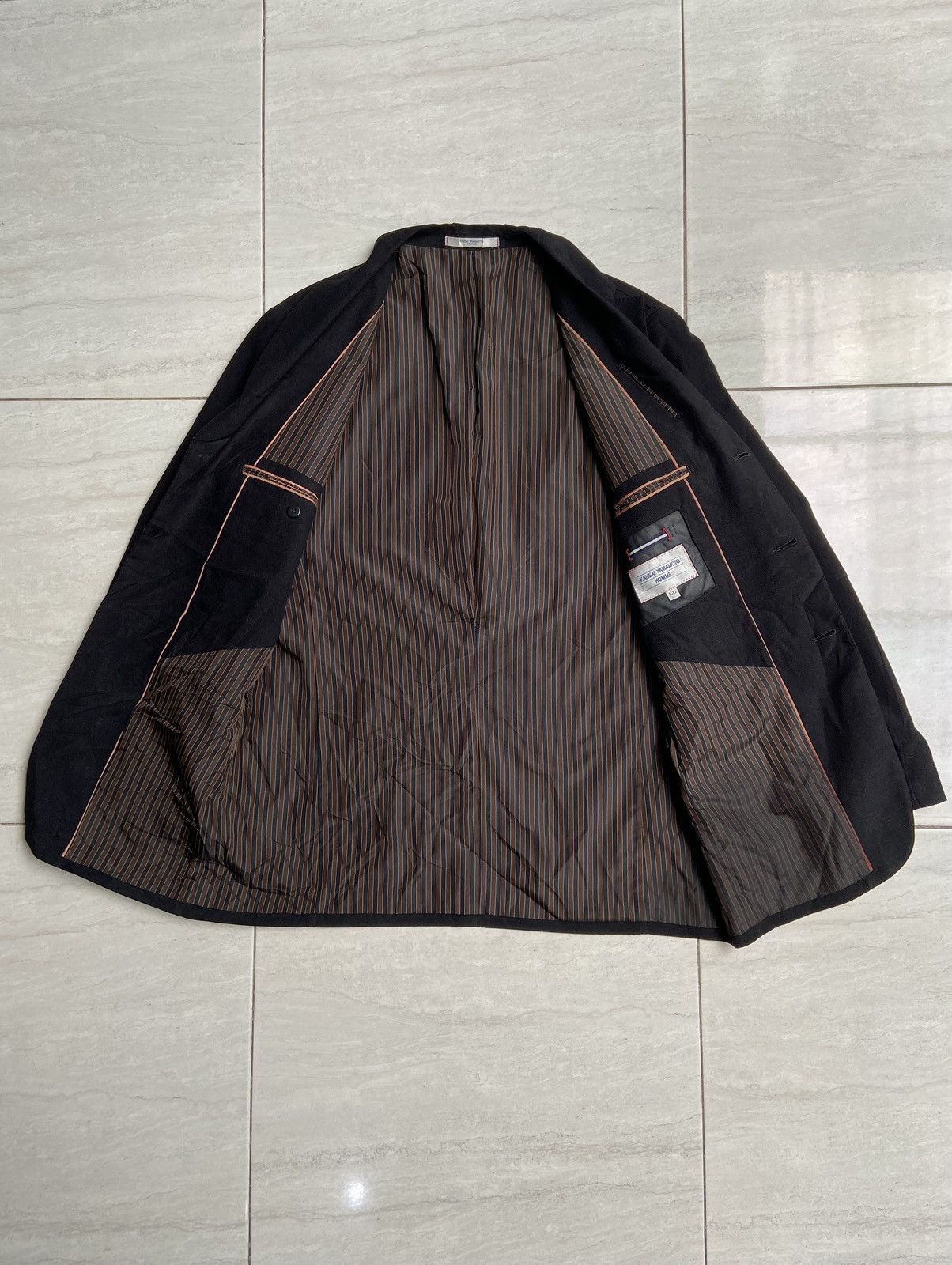 Designer × Japanese Brand × Kansai Yamamoto KANSAI YAMAMOTO HOMME Black Suit Size US L / EU 52-54 / 3 - 3 Thumbnail