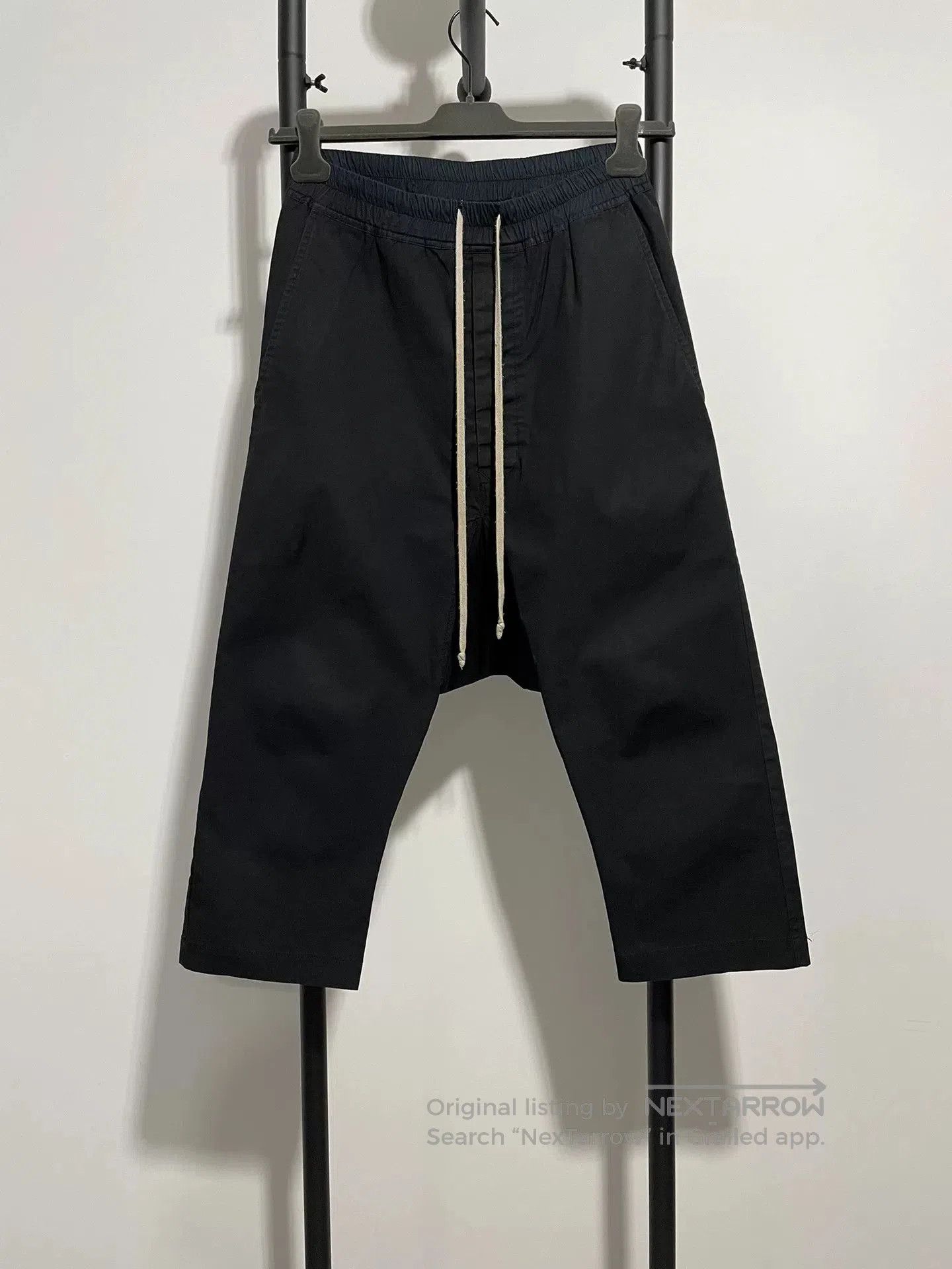 Rick Owens rick owens black cropped pants. Size US 34 / EU 50 - 1 Thumbnail