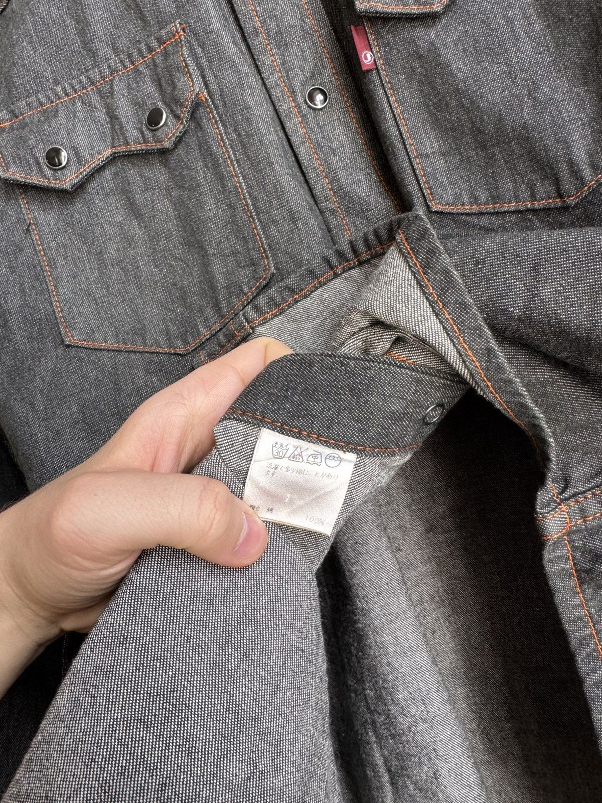 JUN MEN Rare Vintage Jun Men Japanese Designer Denim Button Shirt Size US M / EU 48-50 / 2 - 9 Thumbnail