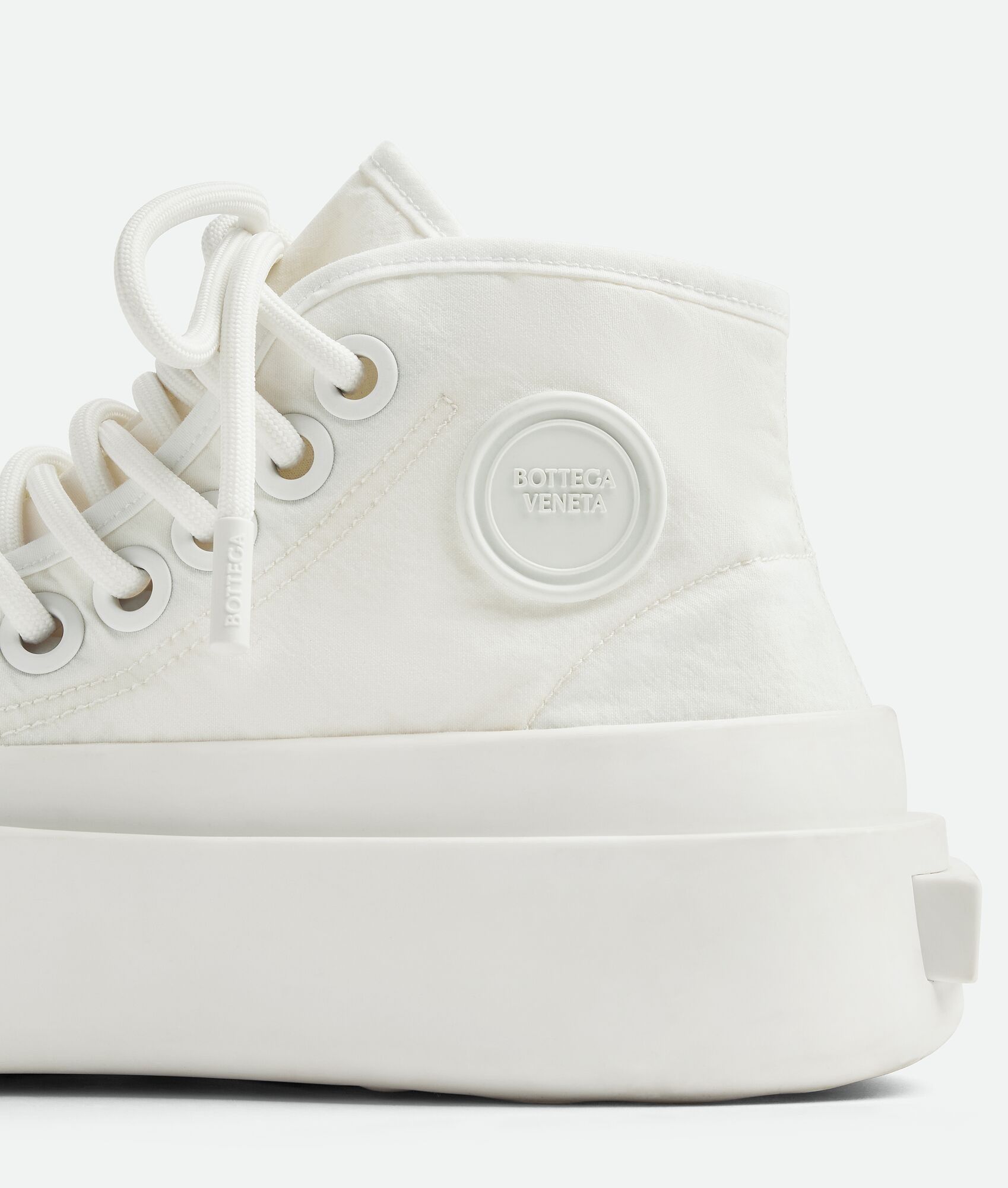 Bottega Veneta o1bcso1str0925 Jumbo Sneakers in Optic White Size US 9 / EU 42 - 6 Thumbnail