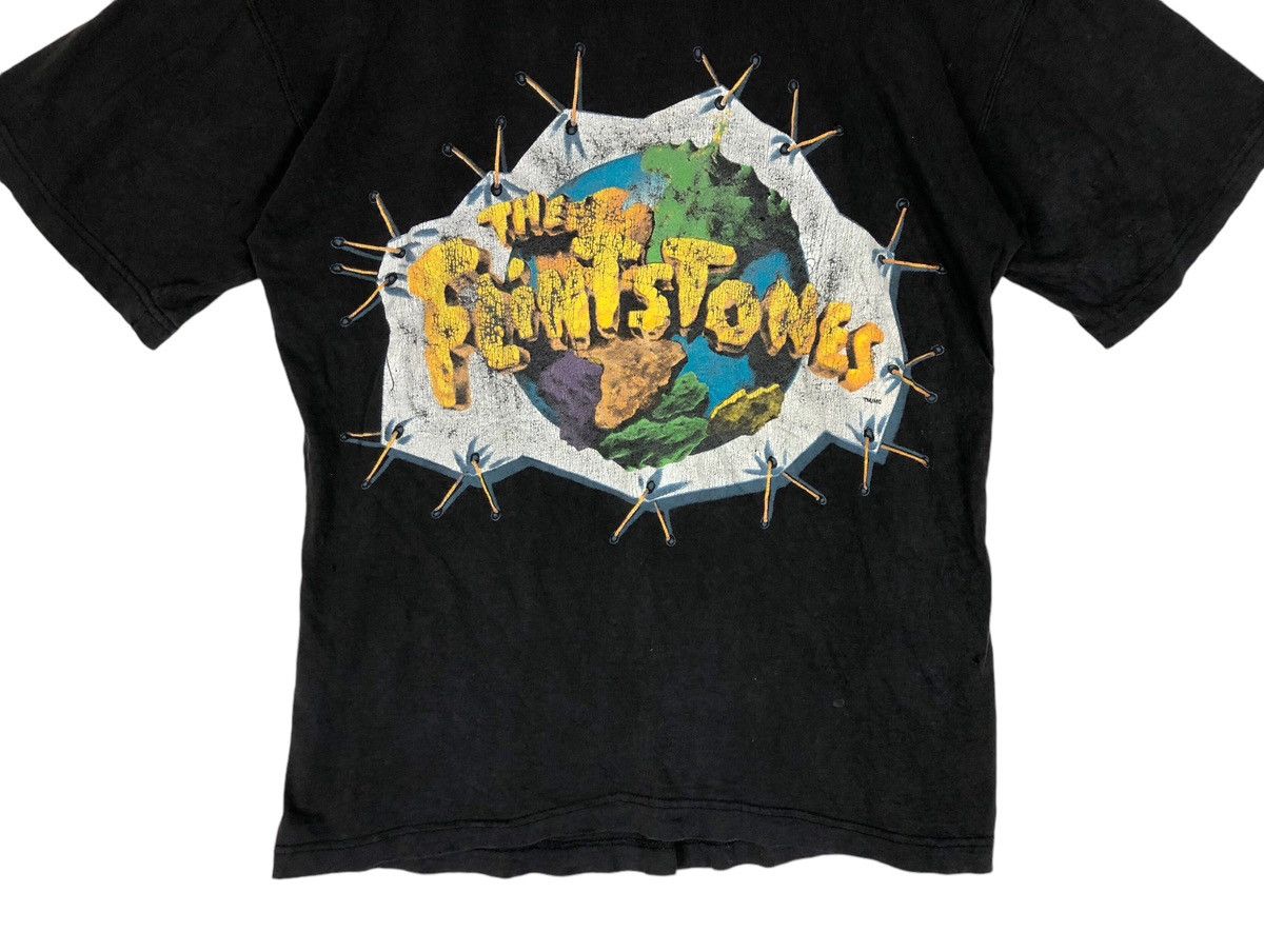 Cartoon Network × Vintage Vintage The Flinstones Faded T Shirt Size US L / EU 52-54 / 3 - 6 Thumbnail