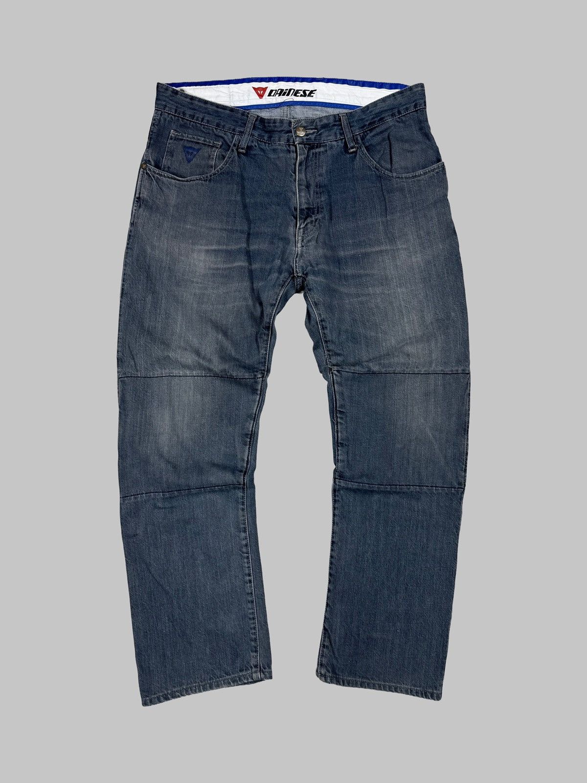 Dainese Dainese Double Knee Style Biker IF6WAS9 Jeans Straight Japan Size US 36 / EU 52 - 2 Thumbnail