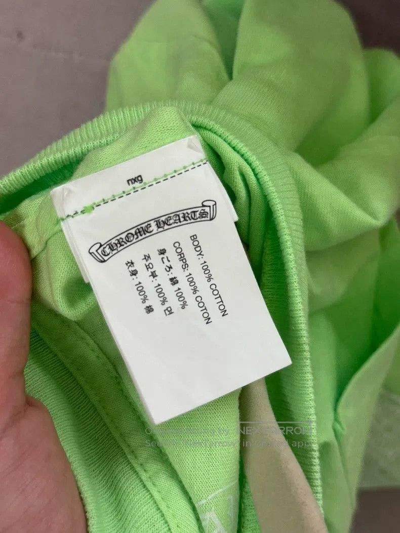 Chrome Hearts CHROME HEARTS Size S Fluorescent green long sleeve T-shirt Size US S / EU 44-46 / 1 - 4 Thumbnail