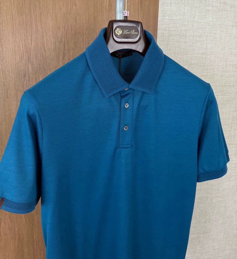 Loro Piana LORO PIANA Spring and summer knit cashmere short sleeve po Size US L / EU 52-54 / 3 - 2 Thumbnail