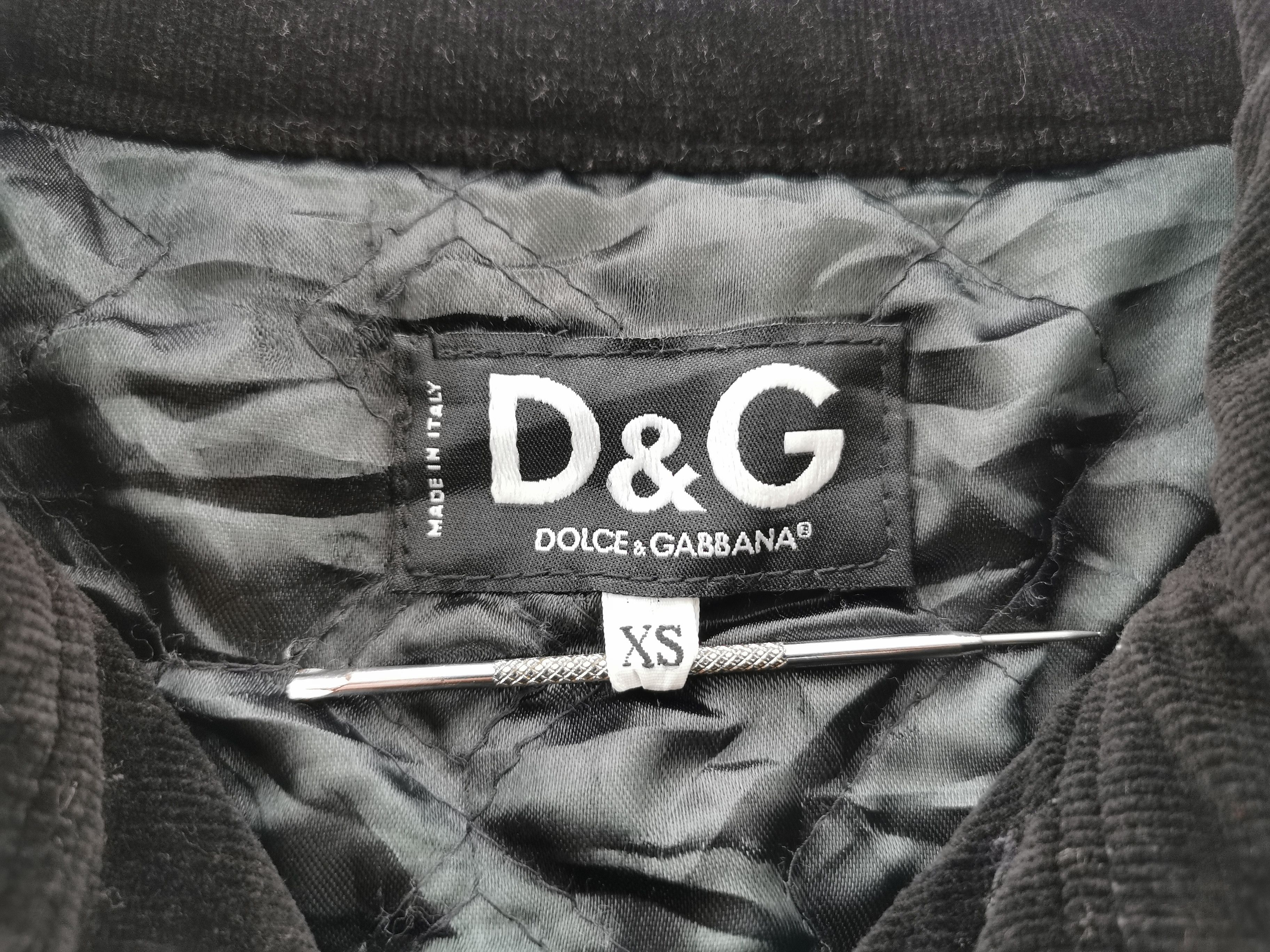 Dolce & Gabbana Vintage Dolce Gabbana Corduroy Quilted Jacket Made In Italy Size XS / US 0-2 / IT 36-38 - 5 Thumbnail