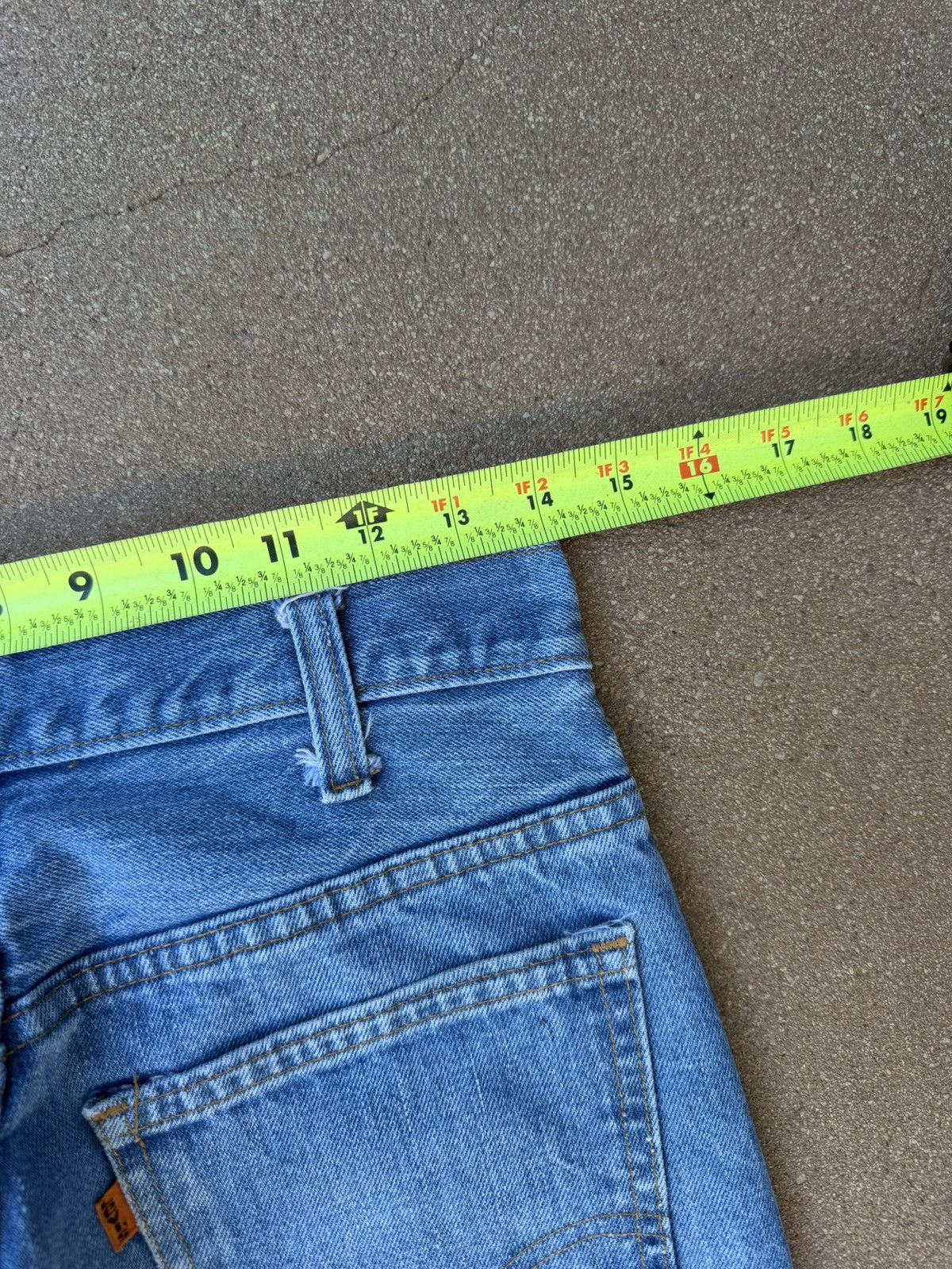 Levi's Vtg 70’s Levi’s 646 Orange Tab Bellbottom Flare Jeans 28x29 Size US 28 / EU 44 - 9 Thumbnail