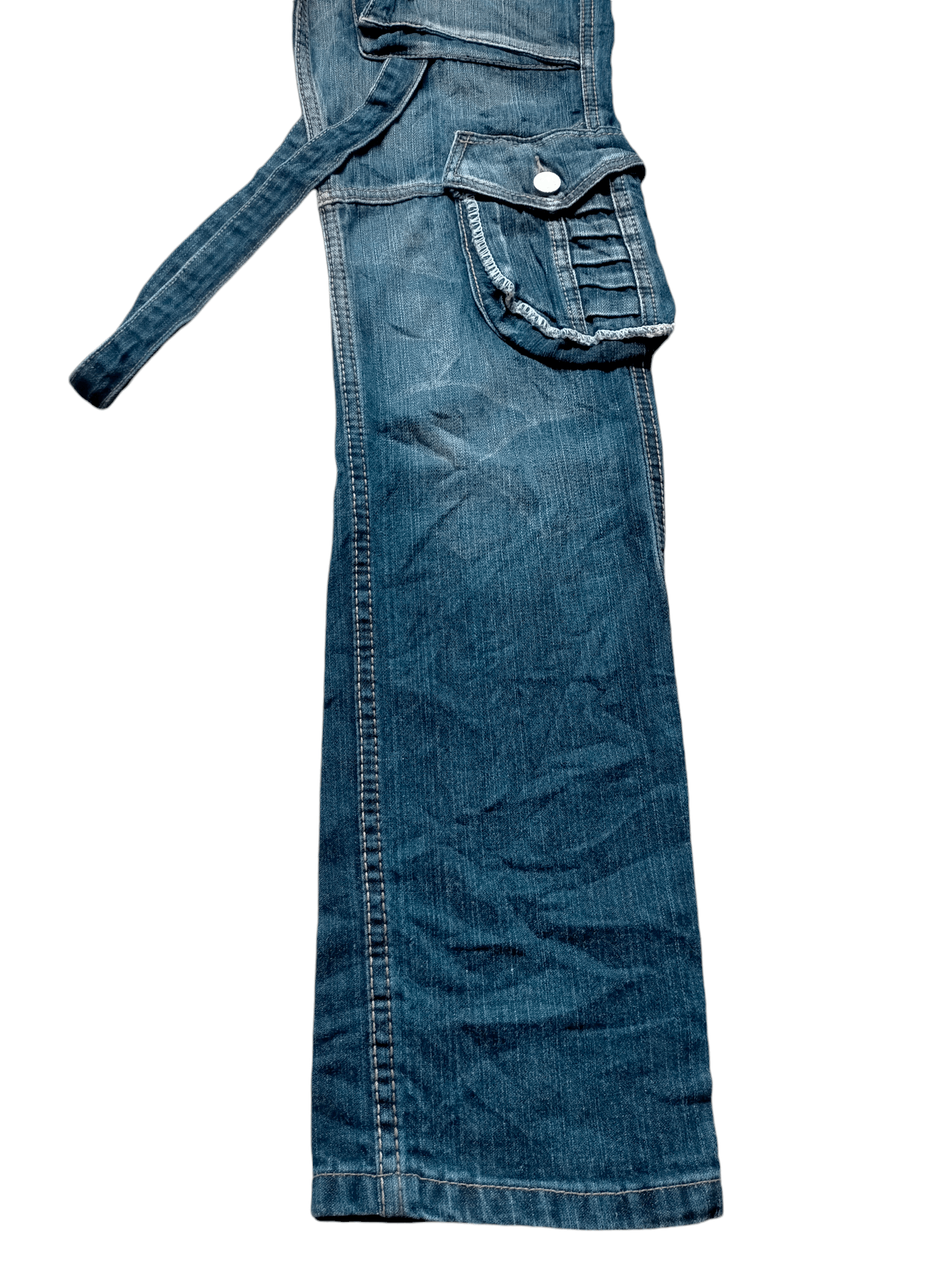 Hysteric Glamour × Japanese Brand Jeans De Art Bondage Punk Cargo Denim Pants Size US 32 / EU 48 - 11 Thumbnail