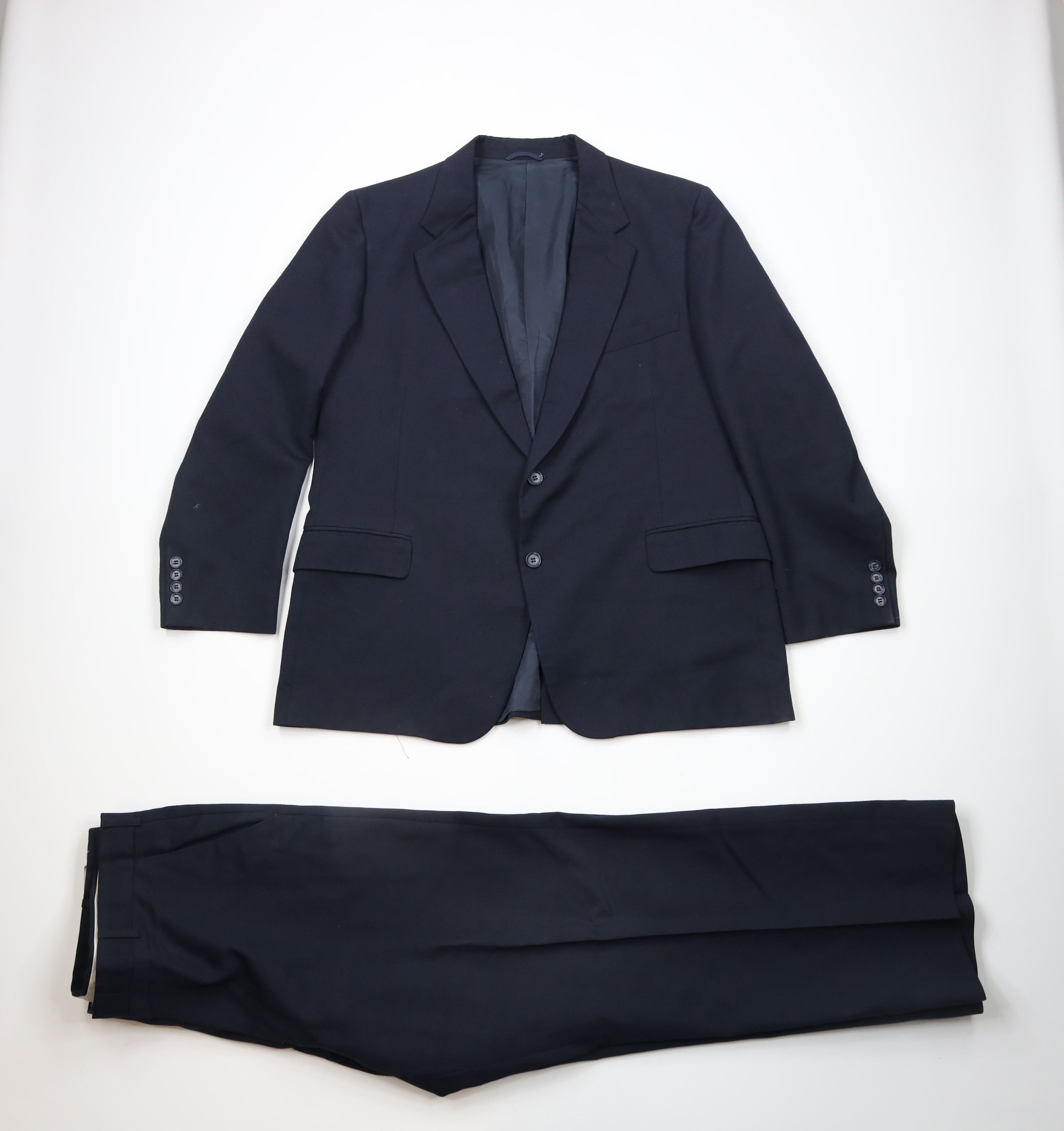 Vintage Vintage 70s Streetwear 2 Piece Wool Bell Bottoms Suit Size 44R - 1 Thumbnail