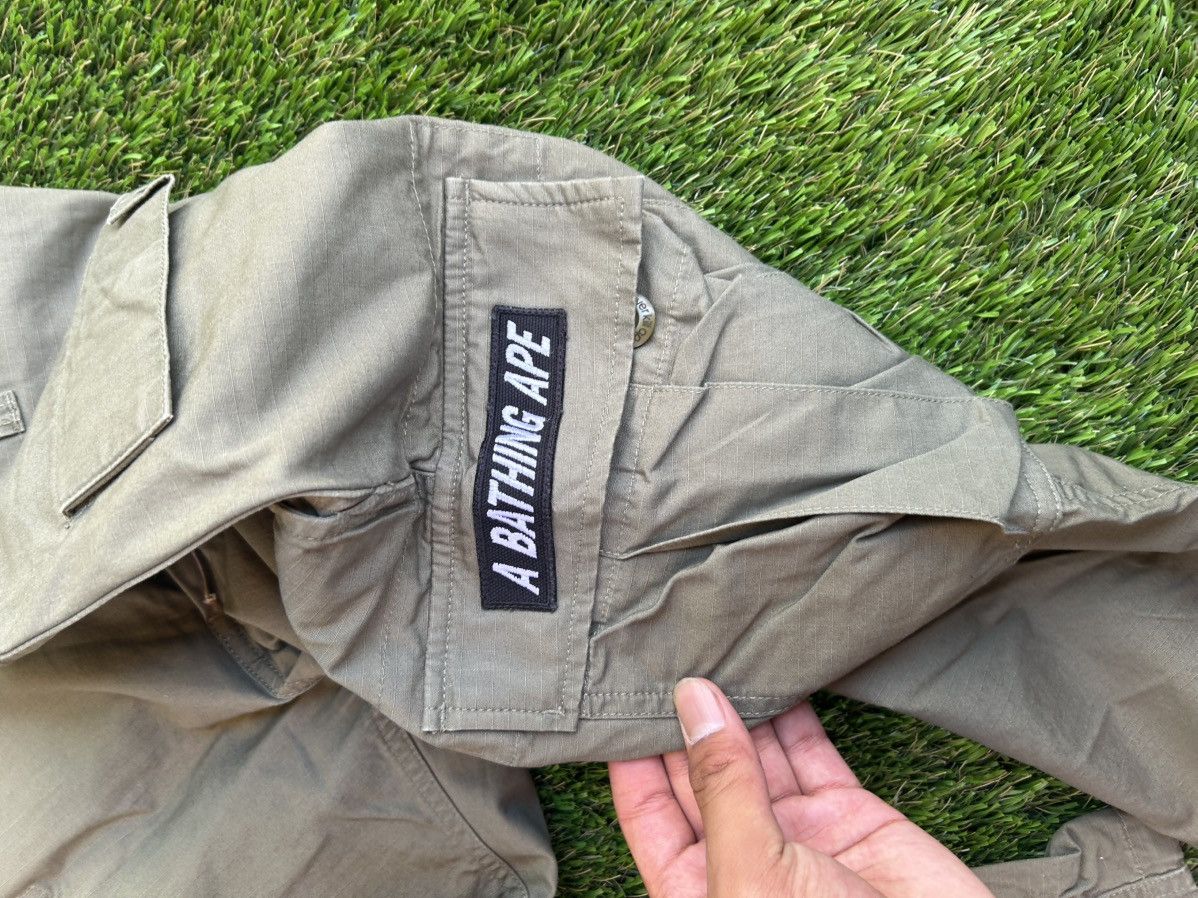 Bape BAPE Green Cargo Work Pants Size US 30 / EU 46 - 7 Thumbnail