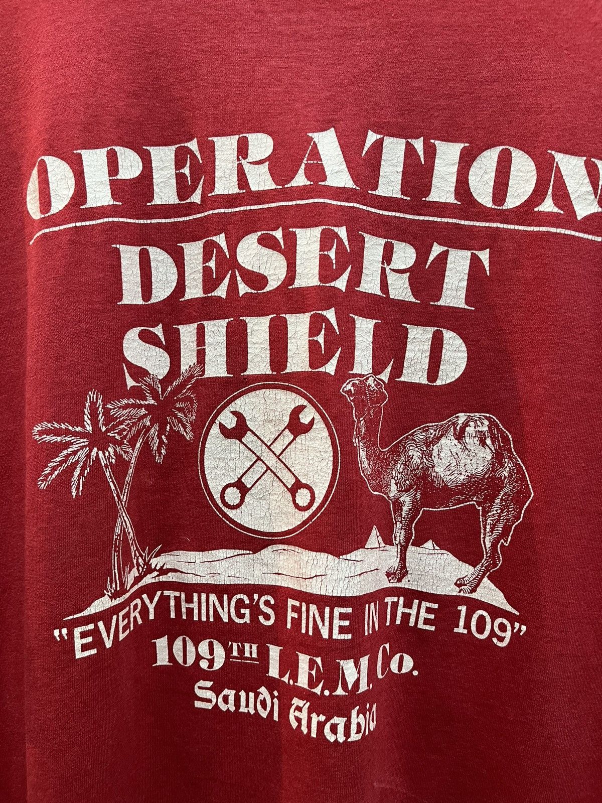Vintage OPERATION DESERT SHIELD Size US L / EU 52-54 / 3 - 2 Thumbnail