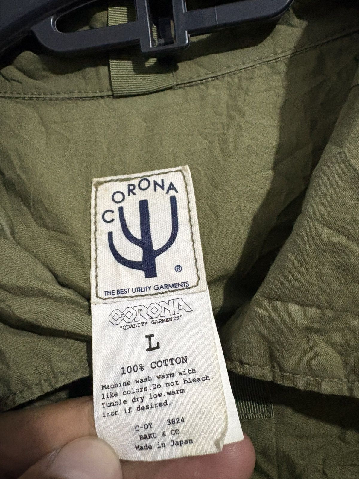 Visvim corona utility jacket With hidden hoodie by Baku & co Size US L / EU 52-54 / 3 - 5 Thumbnail