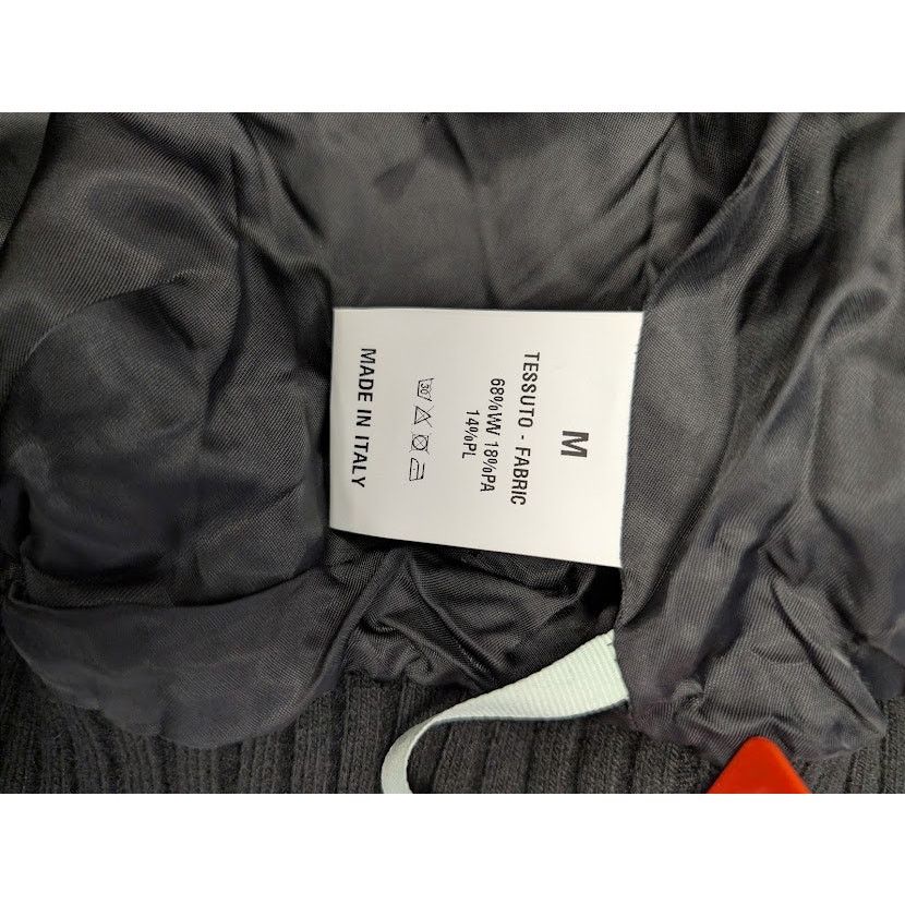 Off-White o1rshd1 Virgil Abloh Arrows Varsity Jacket in Black / White Size US M / EU 48-50 / 2 - 19 Thumbnail