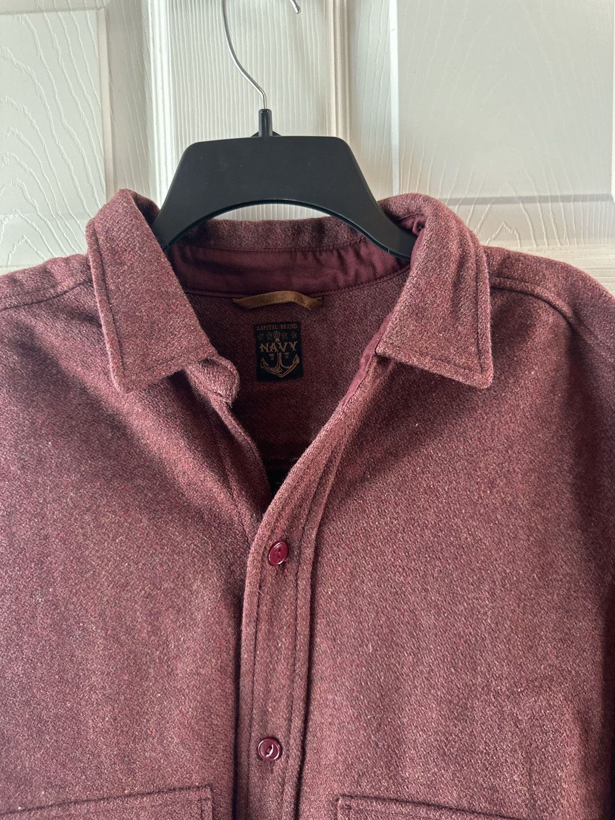 Kapital Kapital wool slappy coat. Burgundy red Size US XXL / EU 58 / 5 - 4 Thumbnail